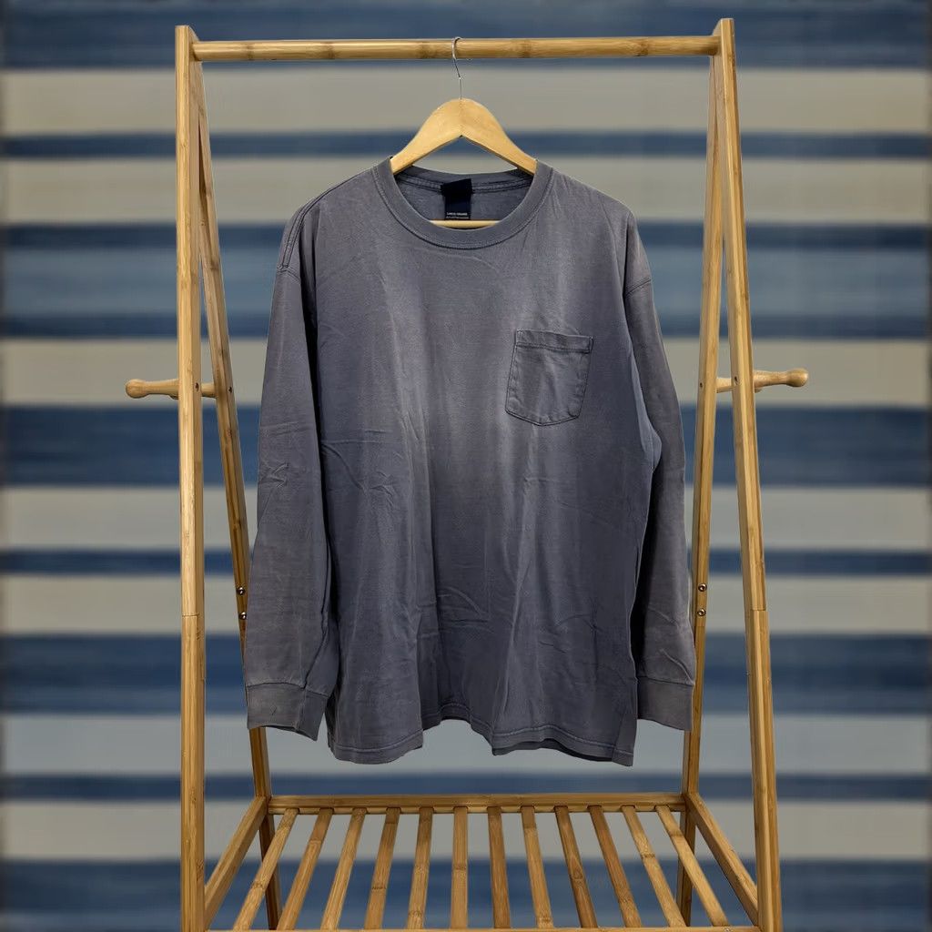 Route 66 Route 66 VTG Gradient Sun Faded Worn WIP Work Pocket LS T-Shirt Oversized L Navy Mens Size US L / EU 52-54 / 3 - 1 Thumbnail
