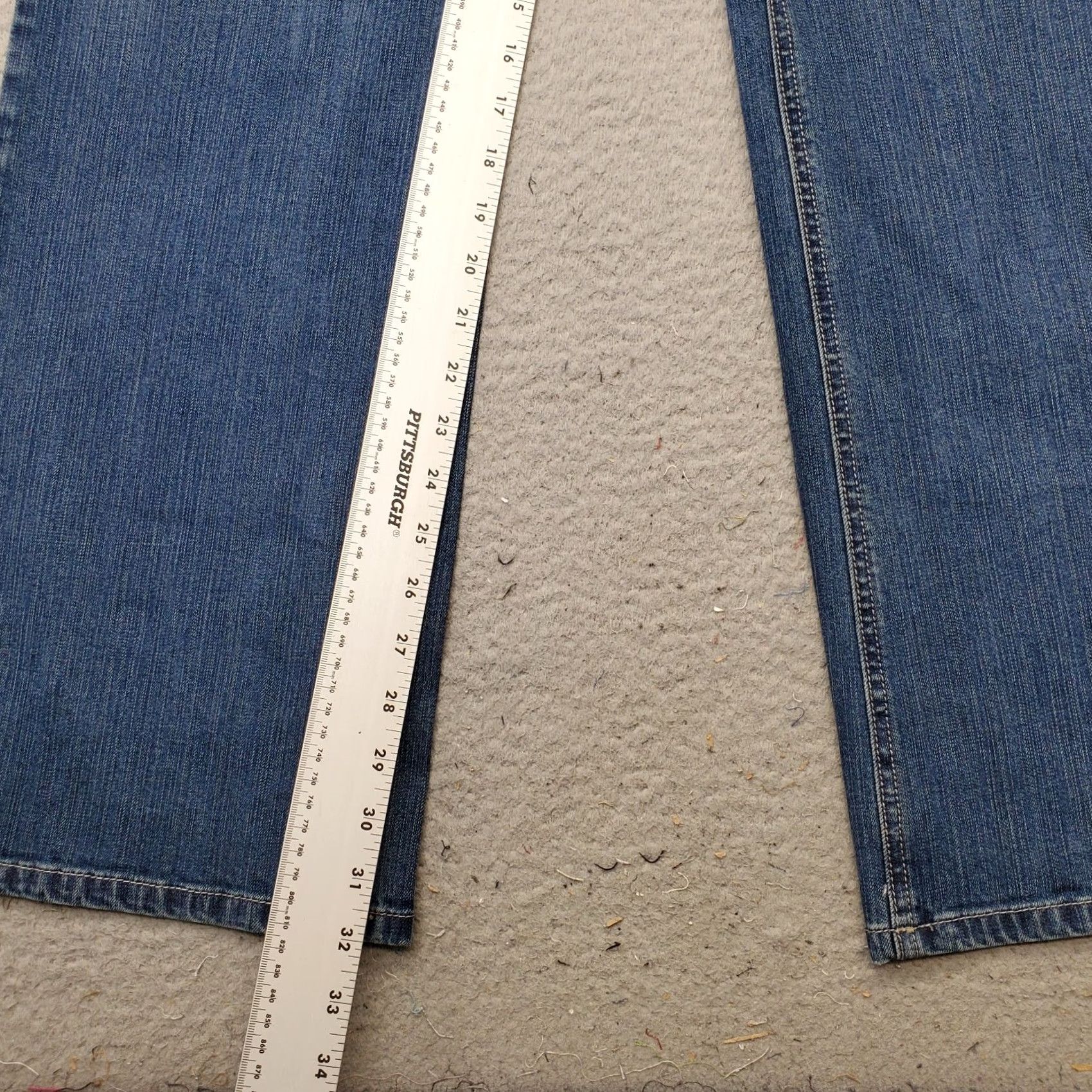 Vintage Sonoma Bootcut Jeans Womens 16 Blue Denim Modern Fit Stretch Low Rise Outdoor Jeans Size 38" / US 16 / IT 52 - 4 Thumbnail