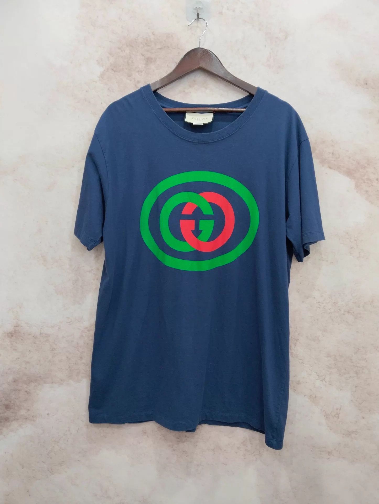 Gucci Gucci Red & Green Double Ring Logo Short Sleeve Tee M Size US M / EU 48-50 / 2 - 1 Thumbnail