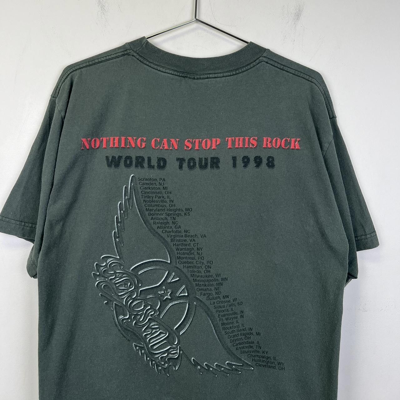 Designer 1998 Vintage Giant Aerosmith Aero-Force One Vintage T-Shirt Size US L / EU 52-54 / 3 - 6 Thumbnail