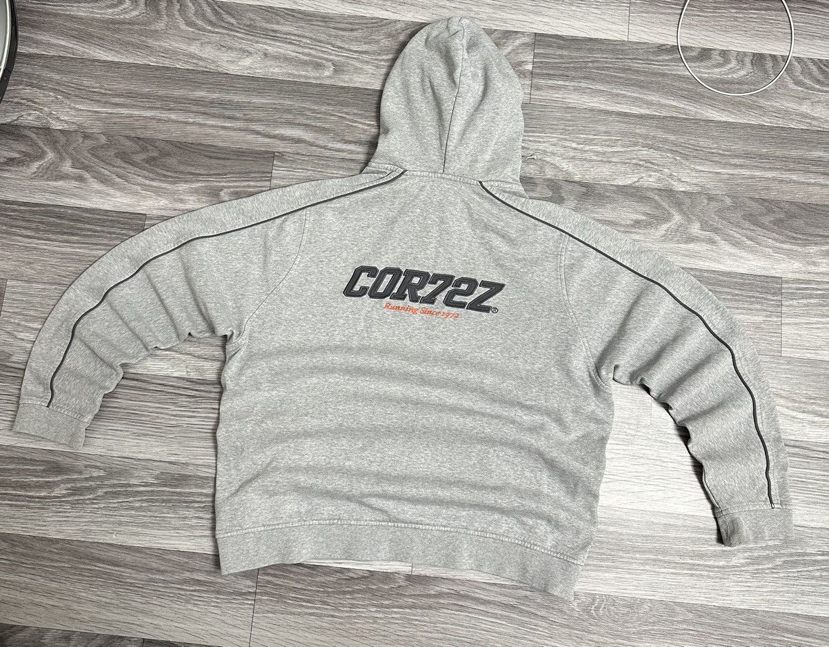 Nike Nike Cortez Vintage Grey Hoodie Big Logo Box Baggy Fit hype Size US L / EU 52-54 / 3 - 3 Thumbnail