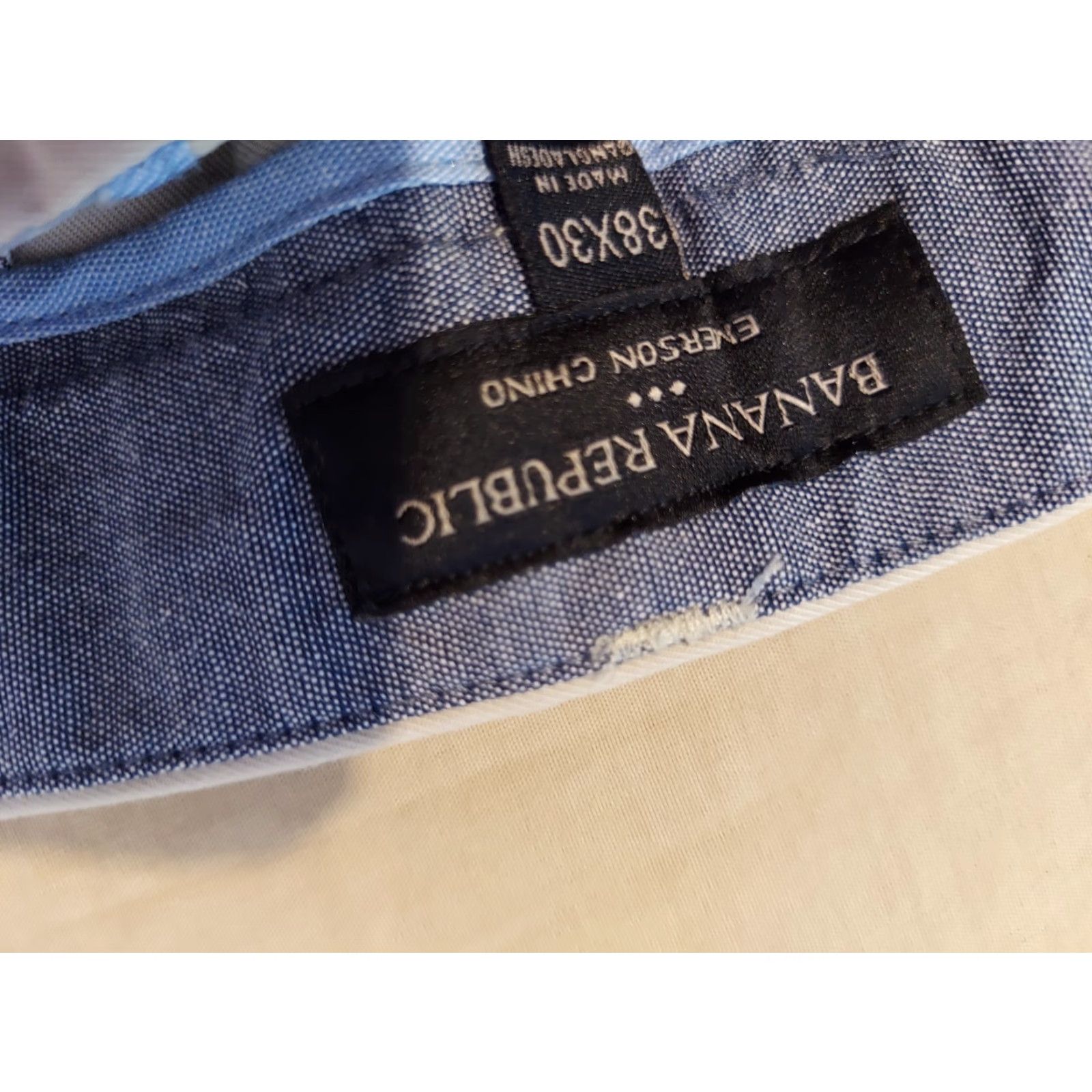 Banana Republic Banana Republic Chino Pants Mens 38x30 Khaki Beige Straight Front Flat Trousers Slacks Size US 38 / EU 54 - 6 Thumbnail