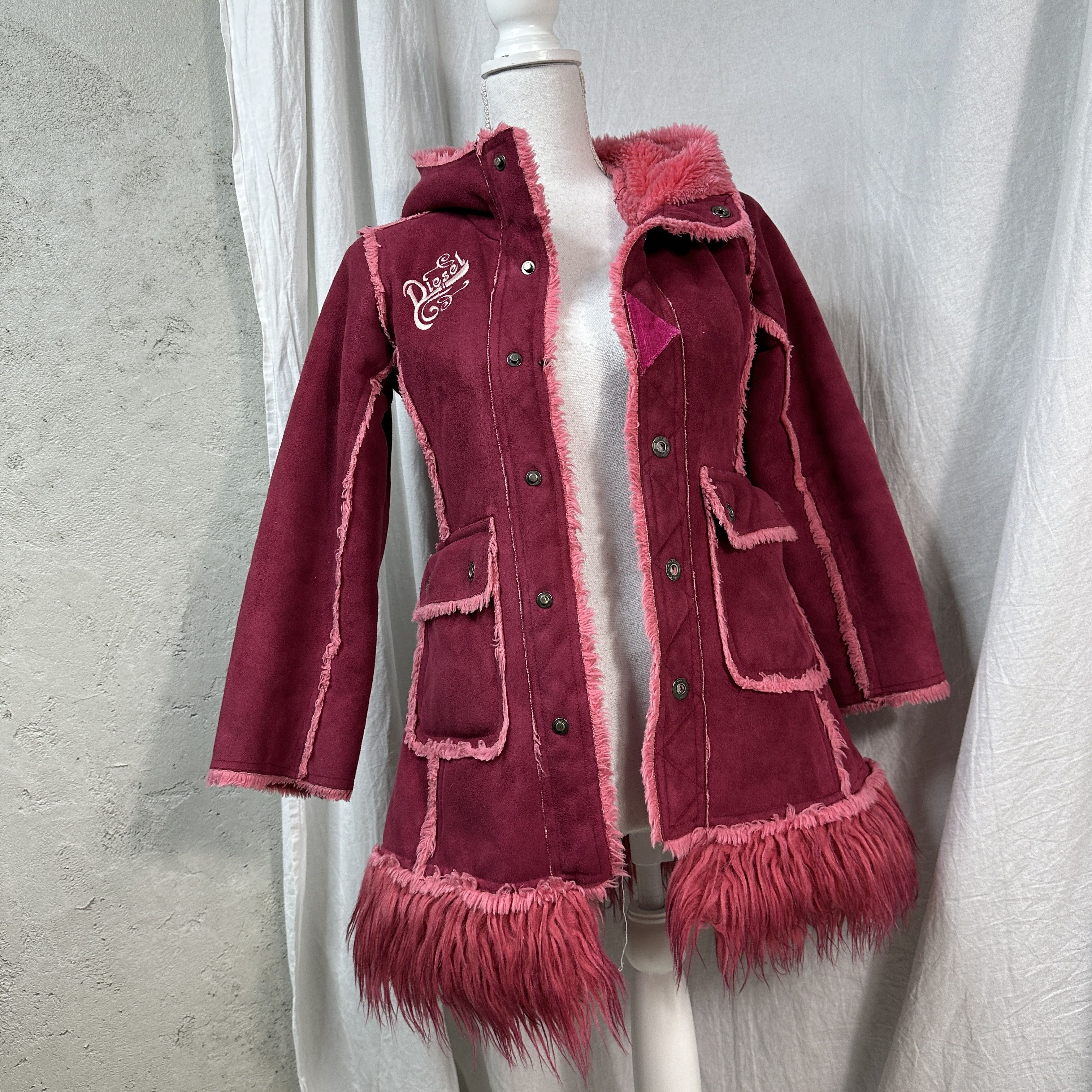 Diesel × Vintage Diesel Penny Lane Vintage Coat Size XXS / US 00 / IT 34 - 9 Thumbnail