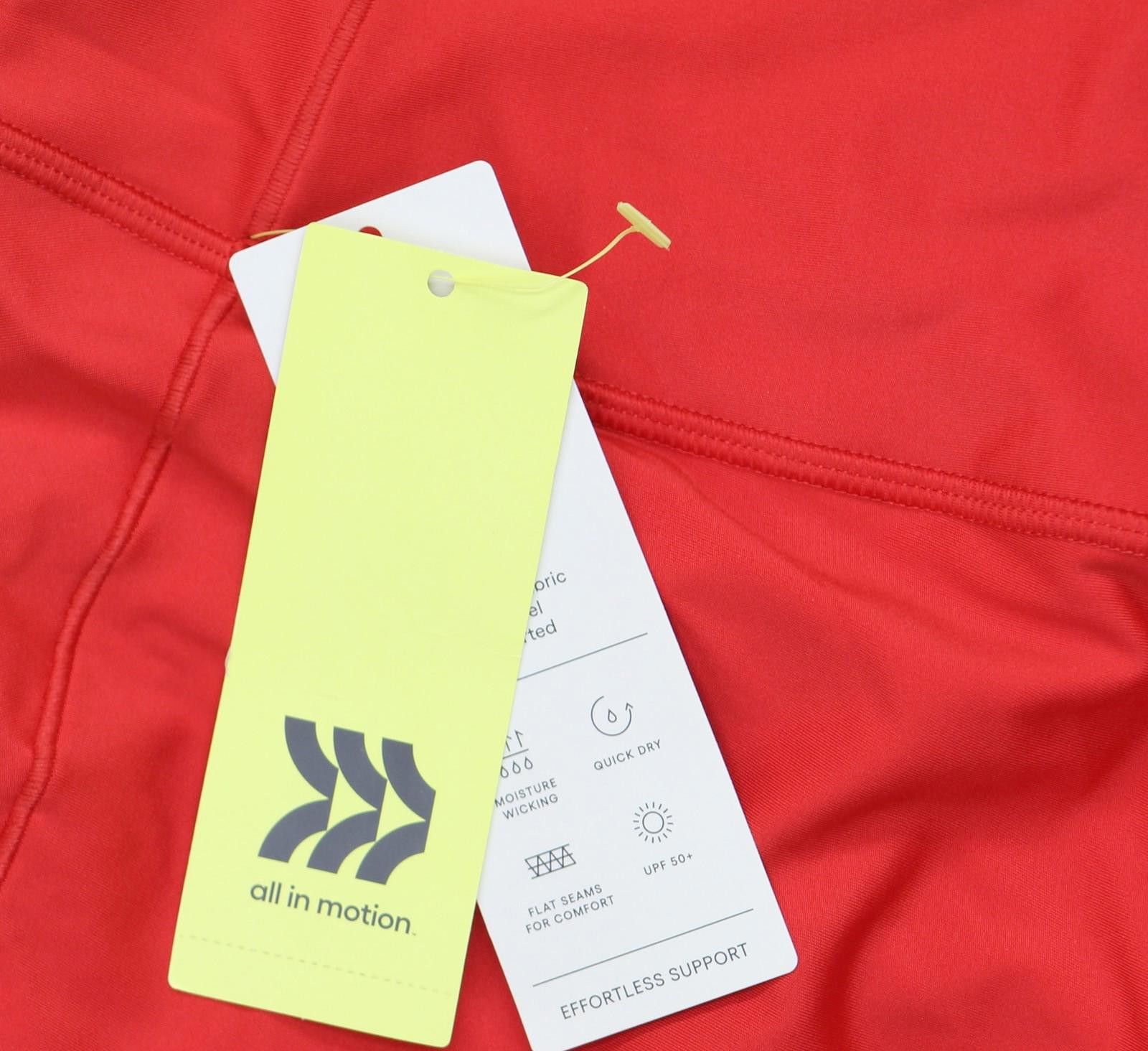 Other Nwt All In Motion High-rise 7/8 Leggings 90609705 Red 2xl Size 42" / US 20 - 3 Thumbnail