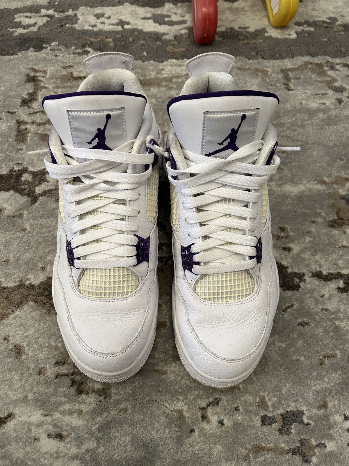 Jordan Brand × Nike Jordan 4 Metallic Purple Size US 11.5 / EU 44-45 - 3 Thumbnail