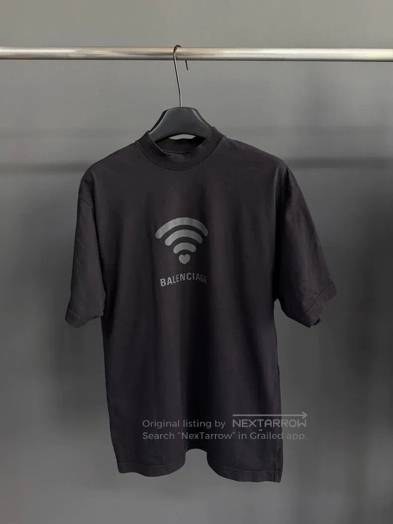 Balenciaga Balenciaga Letter Logo print round neck short sleeve t-shi Size US XS / EU 42 / 0 - 1 Thumbnail