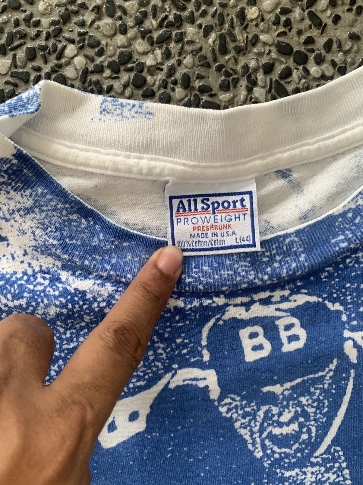 MLB × Vintage Vintage 90s Safe At The Plate RBI King MLB T shirt Size US L / EU 52-54 / 3 - 8 Thumbnail