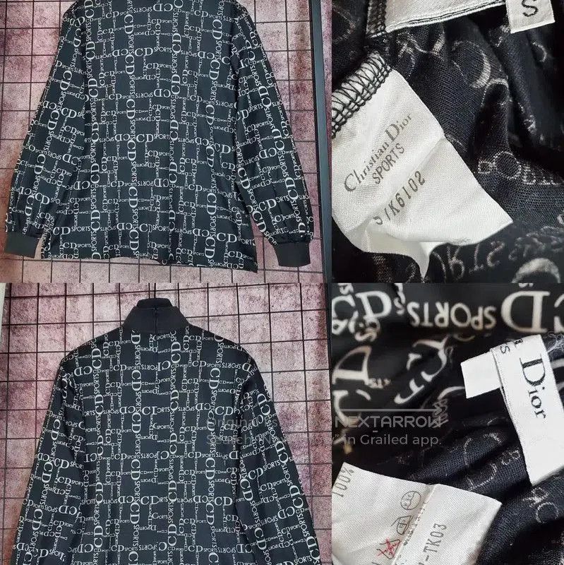 Other Dior Black Logo Long Sleeve T-Shirt . Size US S / EU 44-46 / 1 - 1 Thumbnail
