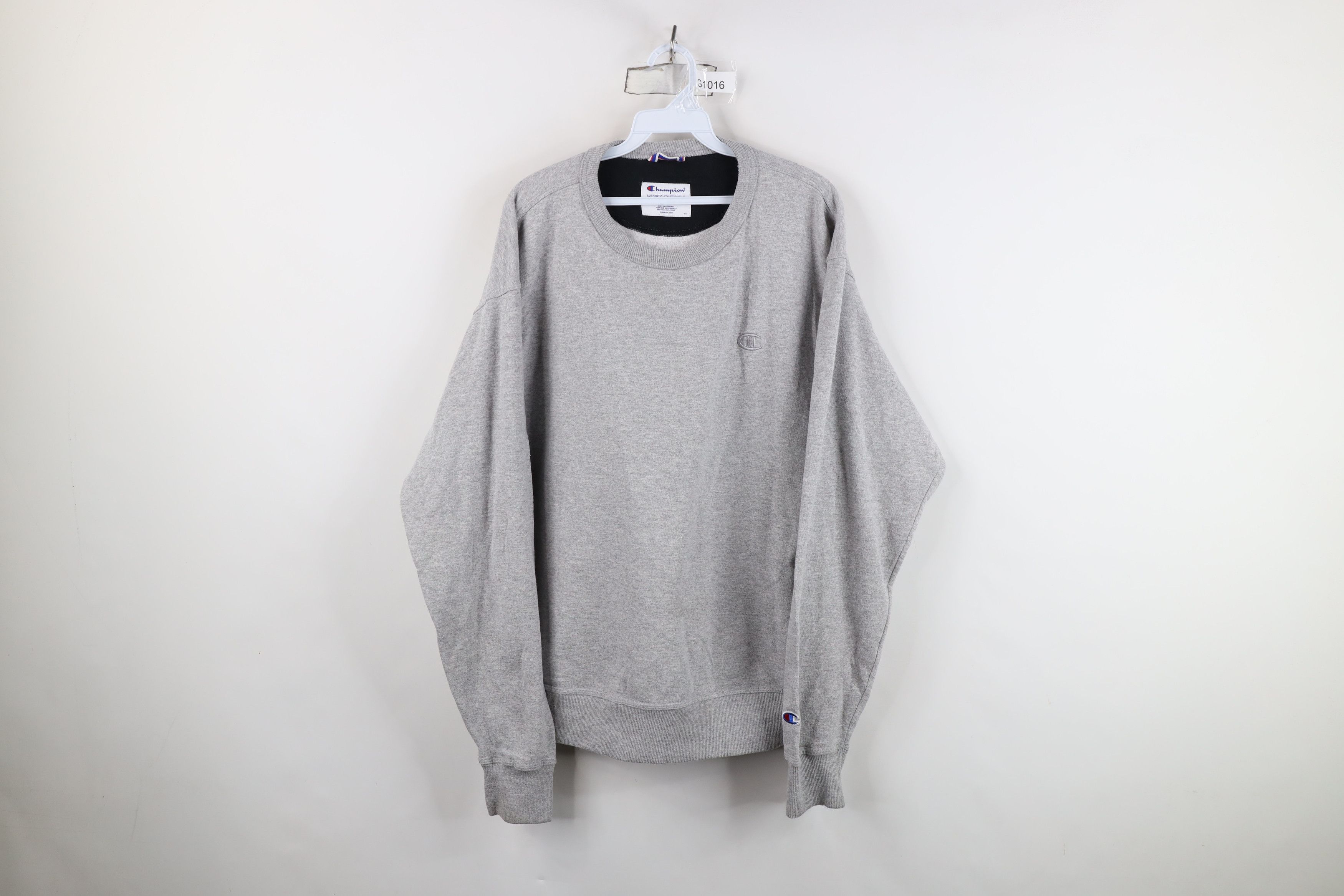 Champion Vintage Champion Monochrome Crewneck Sweatshirt Heather Gray Size US L / EU 52-54 / 3 - 1 Thumbnail