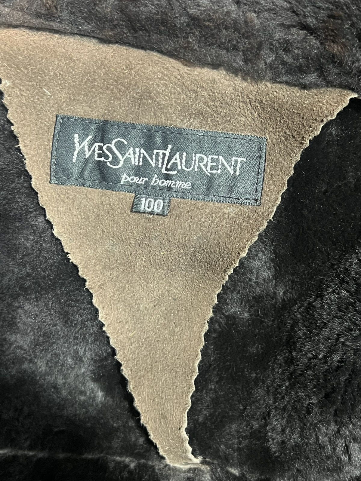 Vintage × Yves Saint Laurent YSL Yves Saint Laurent Shearling Sheepskin Coat Jacket Size US M / EU 48-50 / 2 - 13 Thumbnail
