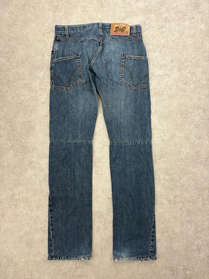 Dolce & Gabbana AW2003 Dolce & Gabbana Reworked Blue Denim Jeans Size US 30 / EU 46 - 7 Thumbnail
