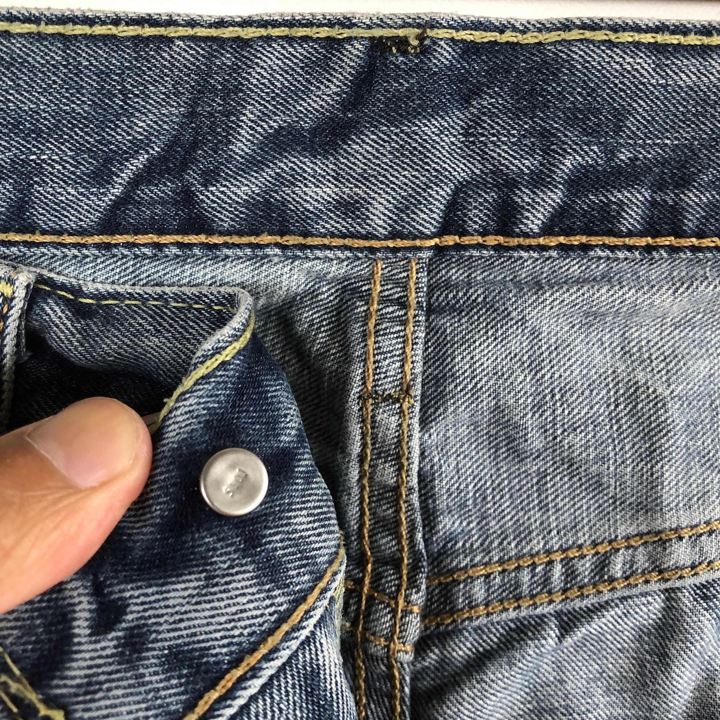 Levi's Vintage Levis Dirty Distressed Jeans Levi's 512 Baggy Denim Size US 36 / EU 52 - 7 Thumbnail