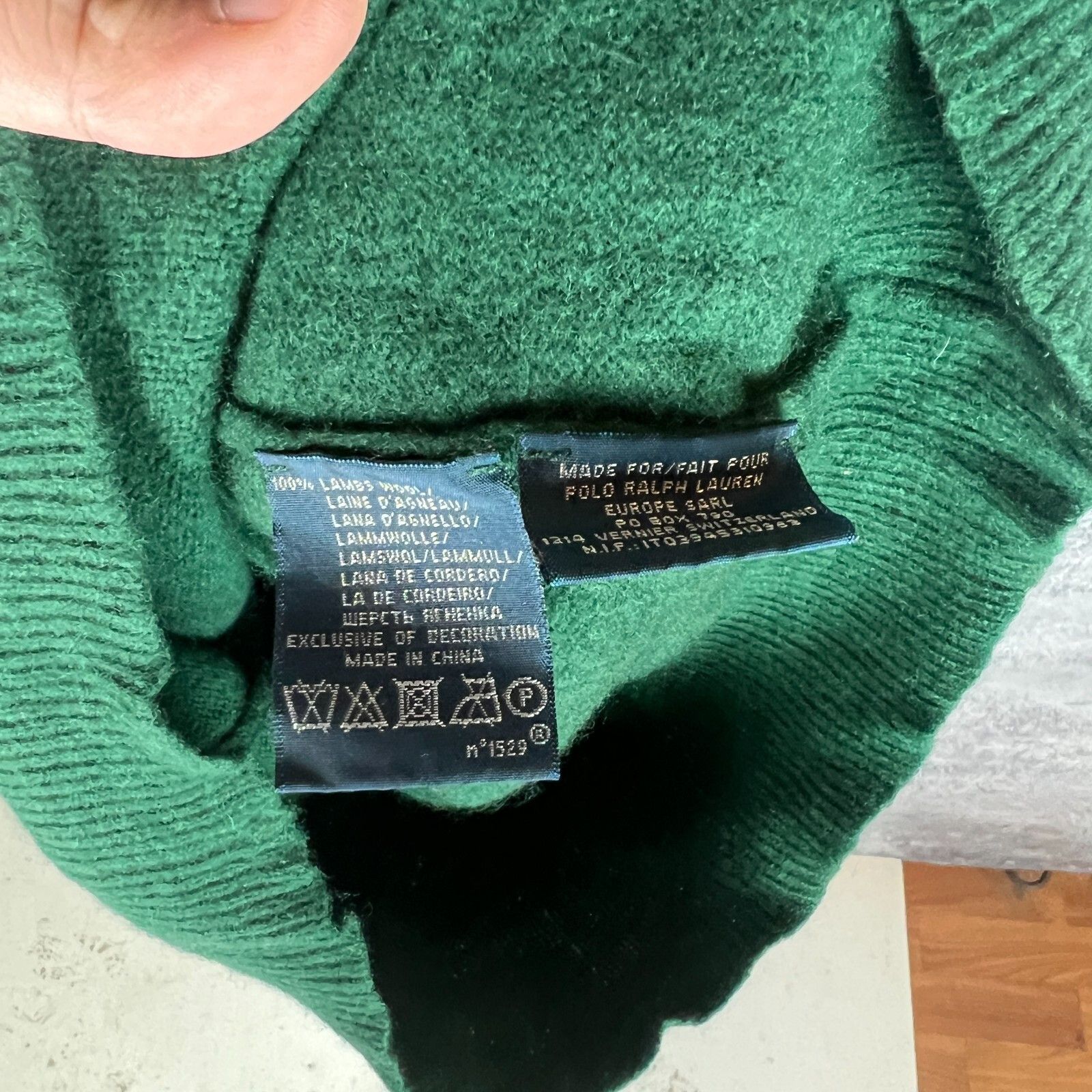 Polo Ralph Lauren Polo Ralph Lauren Sweater Men's Size M Green Long Sleeve ` Size US M / EU 48-50 / 2 - 5 Thumbnail