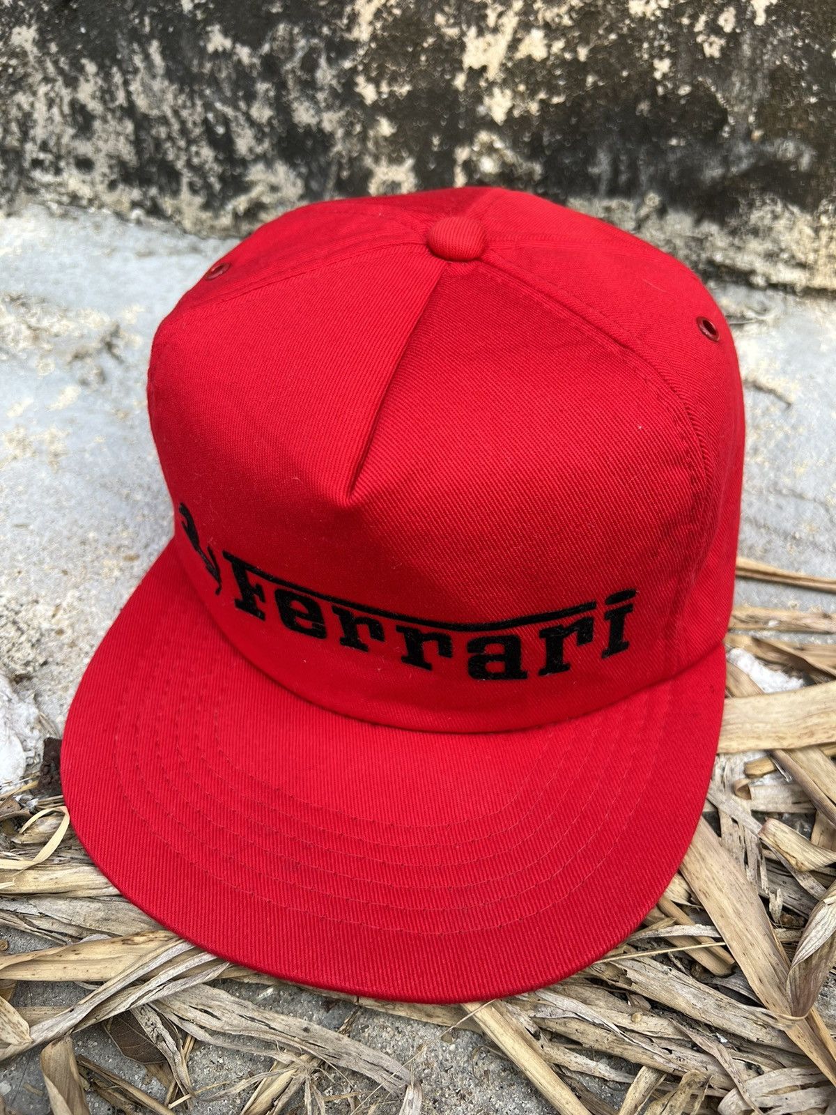 Ferrari × Vintage Vintage 90s Ferrari Logo Foam Cap Size ONE SIZE - 2 Thumbnail