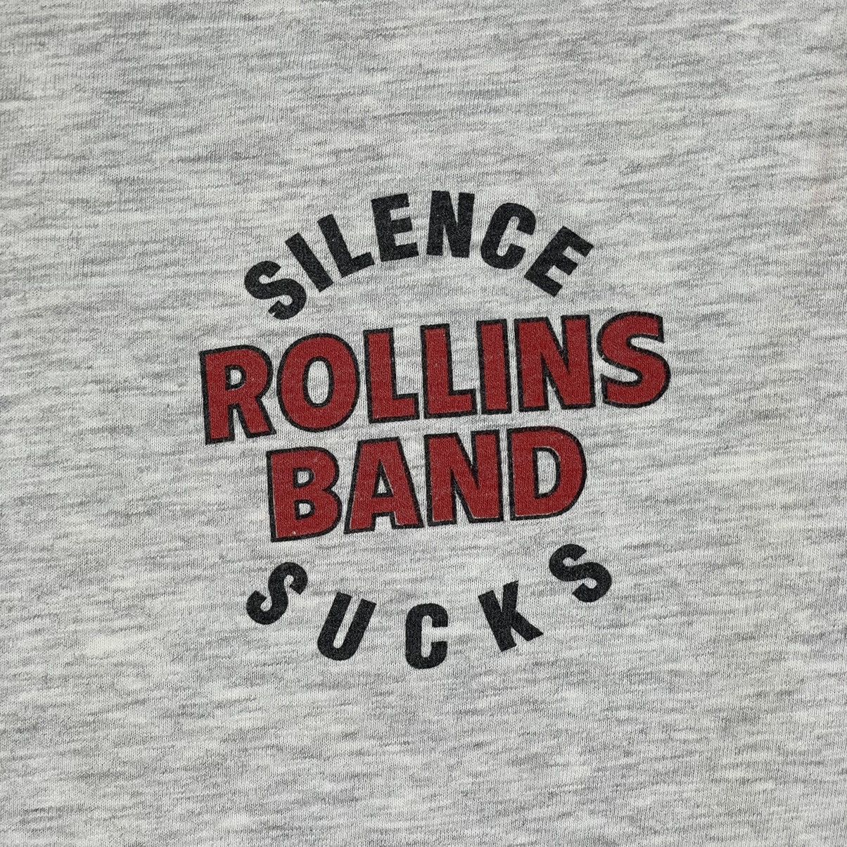 Band Tees VTG 92 Rollins Band Silence Suck Volume Tour Tee Size US XL / EU 56 / 4 - 13 Thumbnail