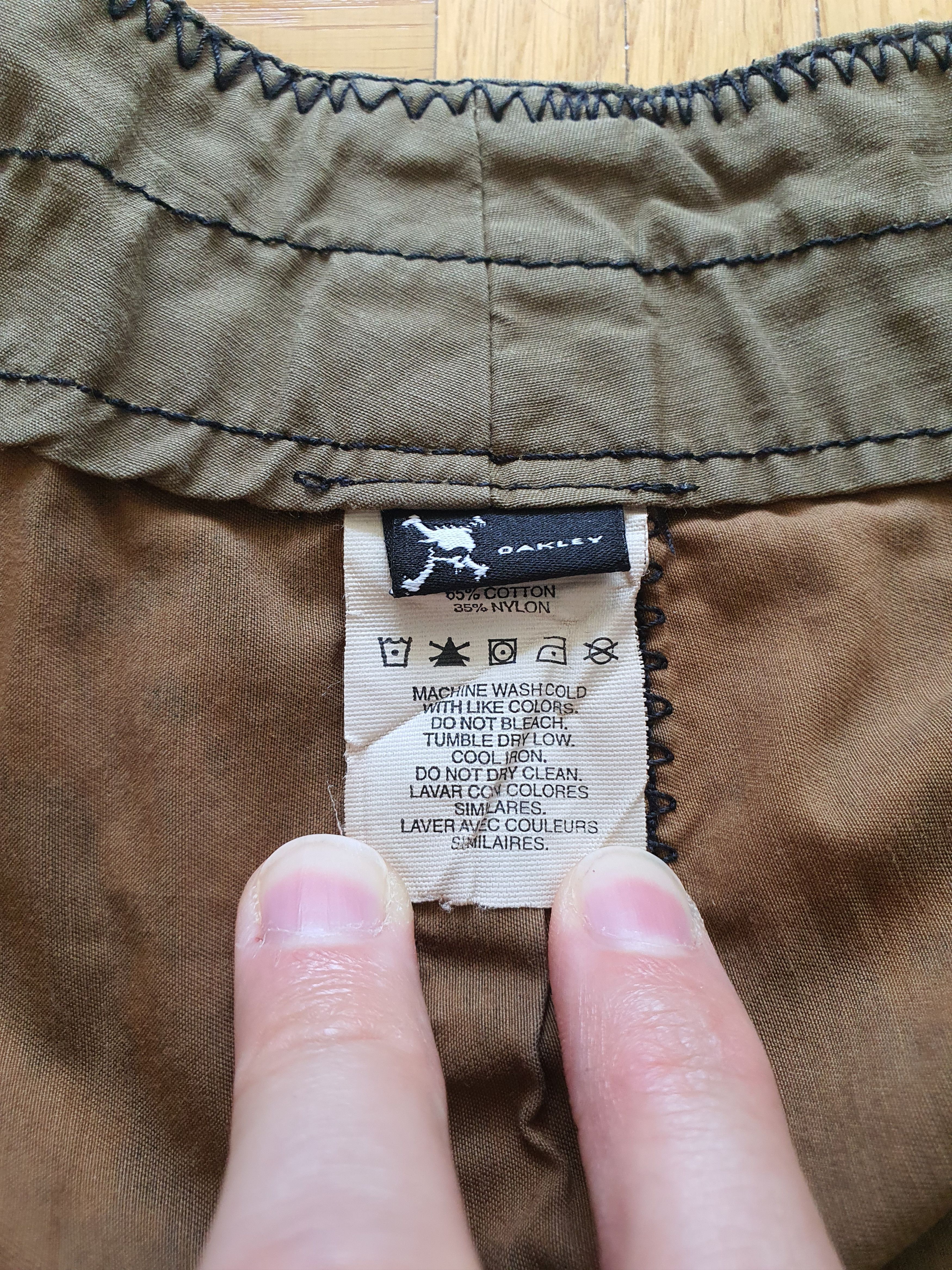 Oakley × Vintage Drawstring Swimming Casual Camo Shorts - Vintage (Y2K) Size US 32 / EU 48 - 5 Thumbnail