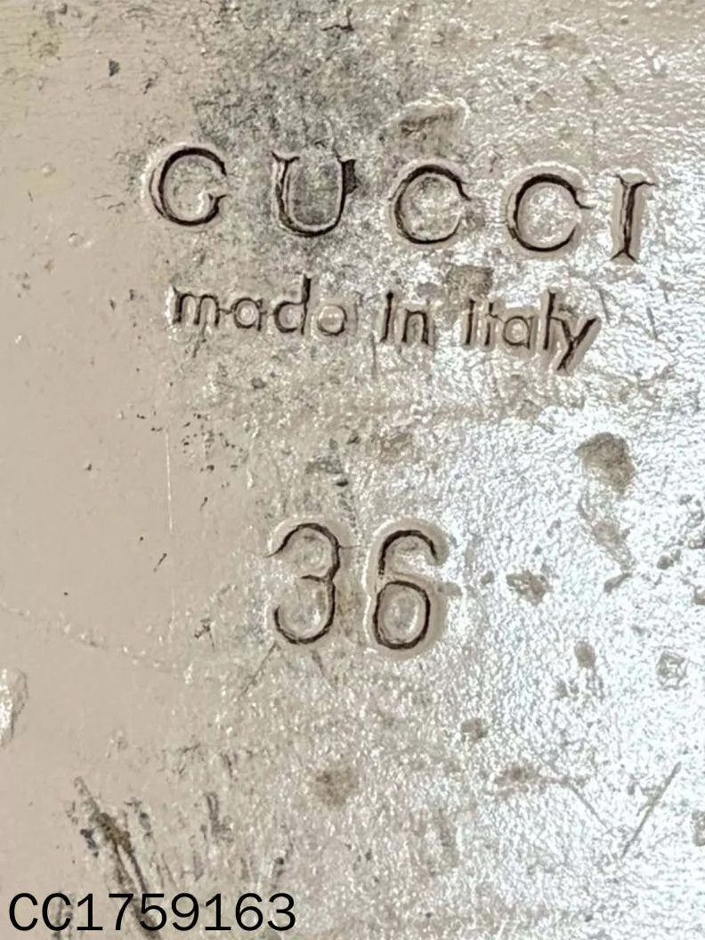 Gucci GUCCI Double G cutout macaron green slides women's 36 Size US 5.5 / IT 35.5 - 7 Thumbnail