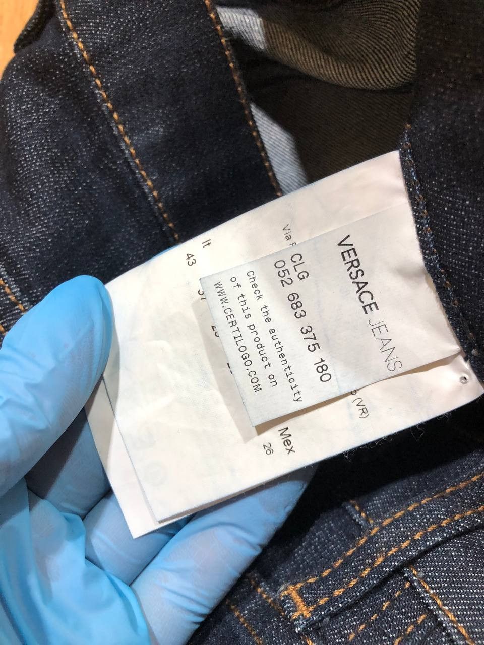Versace Jeans Couture Versace Jeans Couture Women’s Slim Jeans Blue Denim Pants Size 29" - 3 Thumbnail