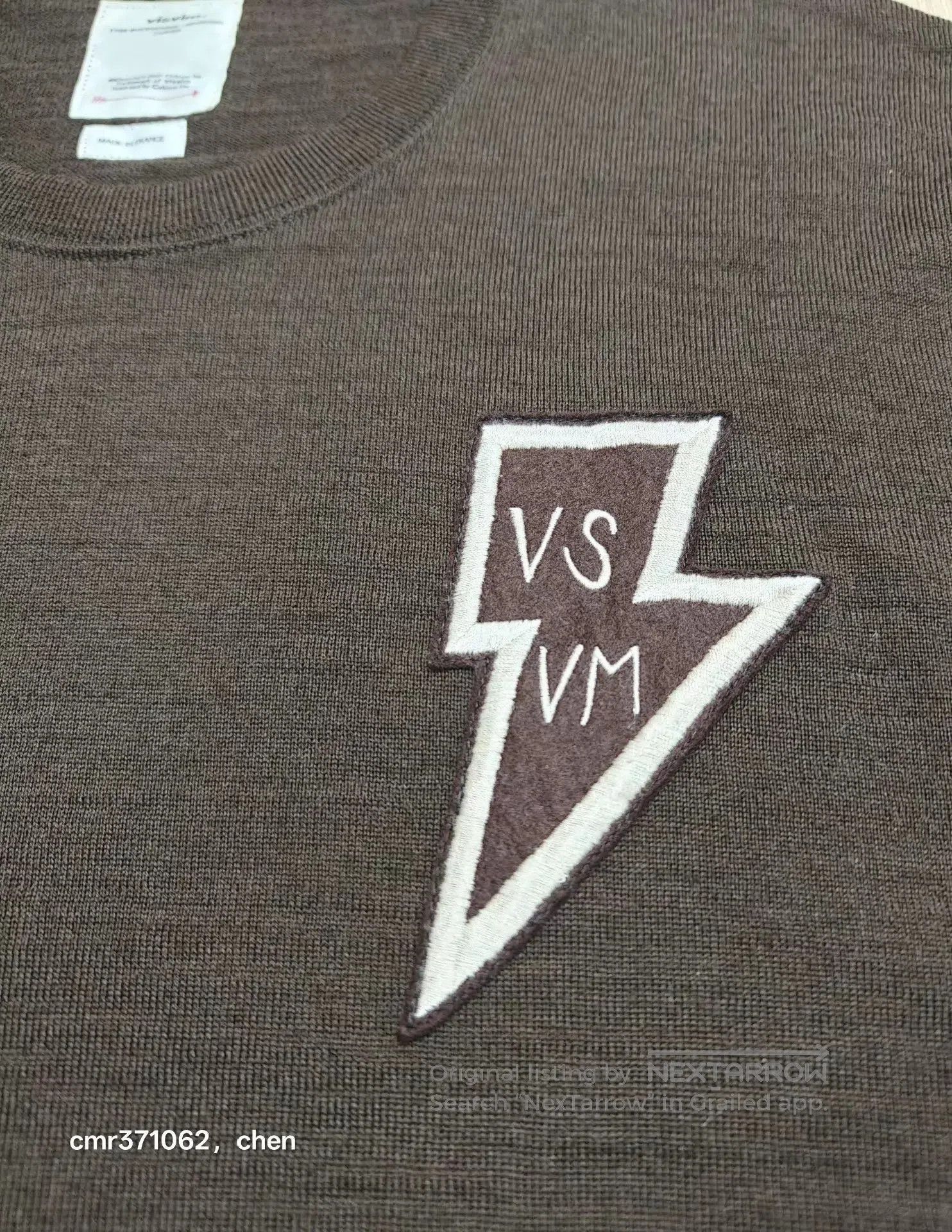 Visvim Black Long Sleeve Shirt with Lightning Bolt Patch. Size US XL / EU 56 / 4 - 3 Thumbnail