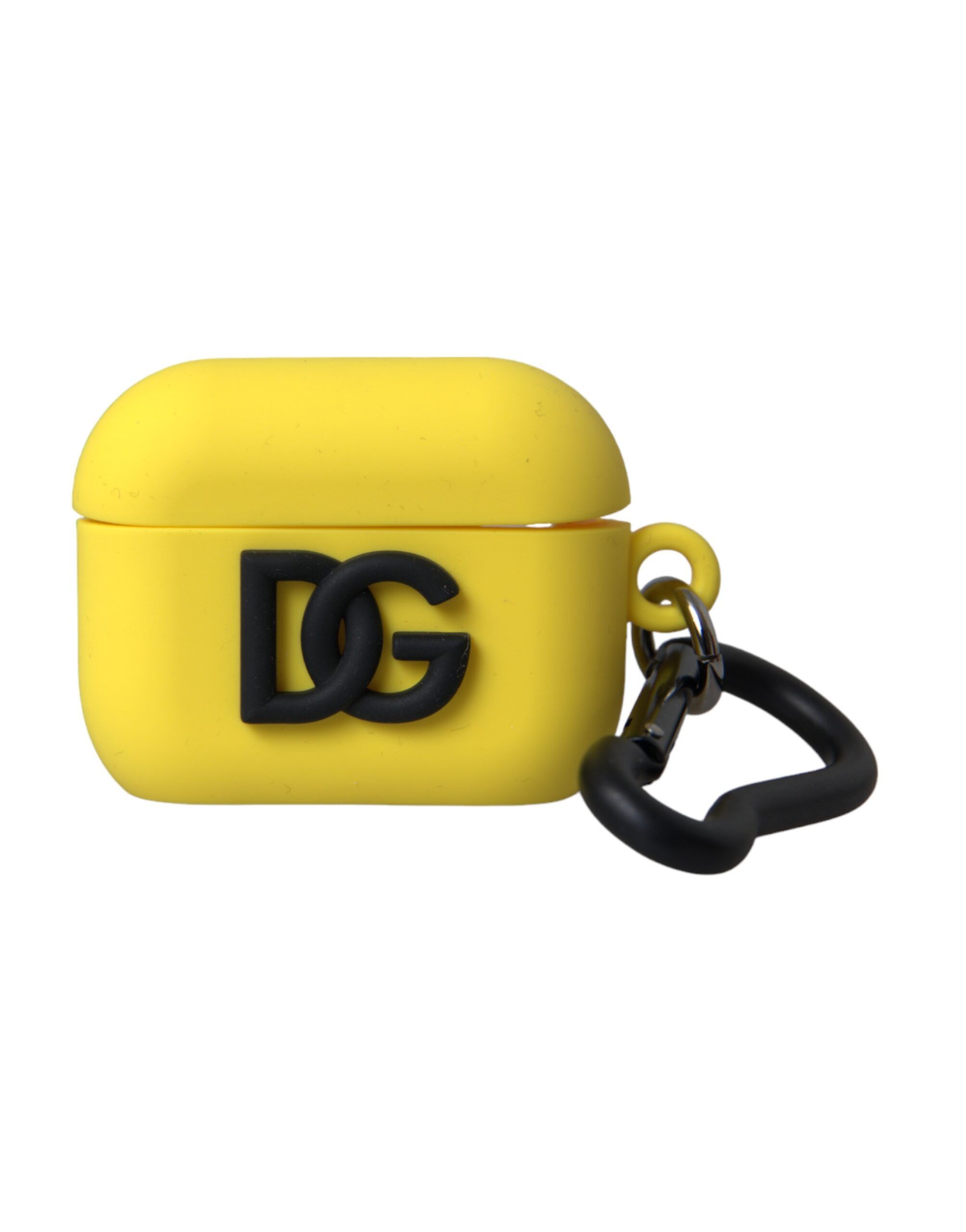 Dolce & Gabbana Yellow Silicone Logo Embossed Airpods Women's Case Size ONE SIZE - 1 Thumbnail