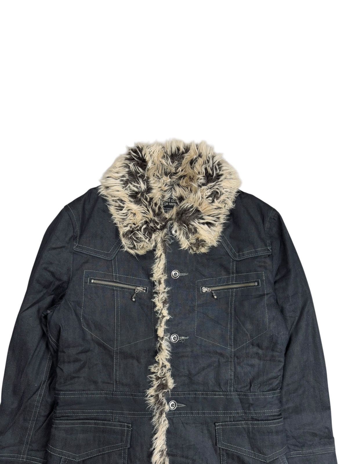 KMRii 2000s Nicole Club - Vkei Style Fur Interior Collar Jacket Size US M / EU 48-50 / 2 - 6 Thumbnail