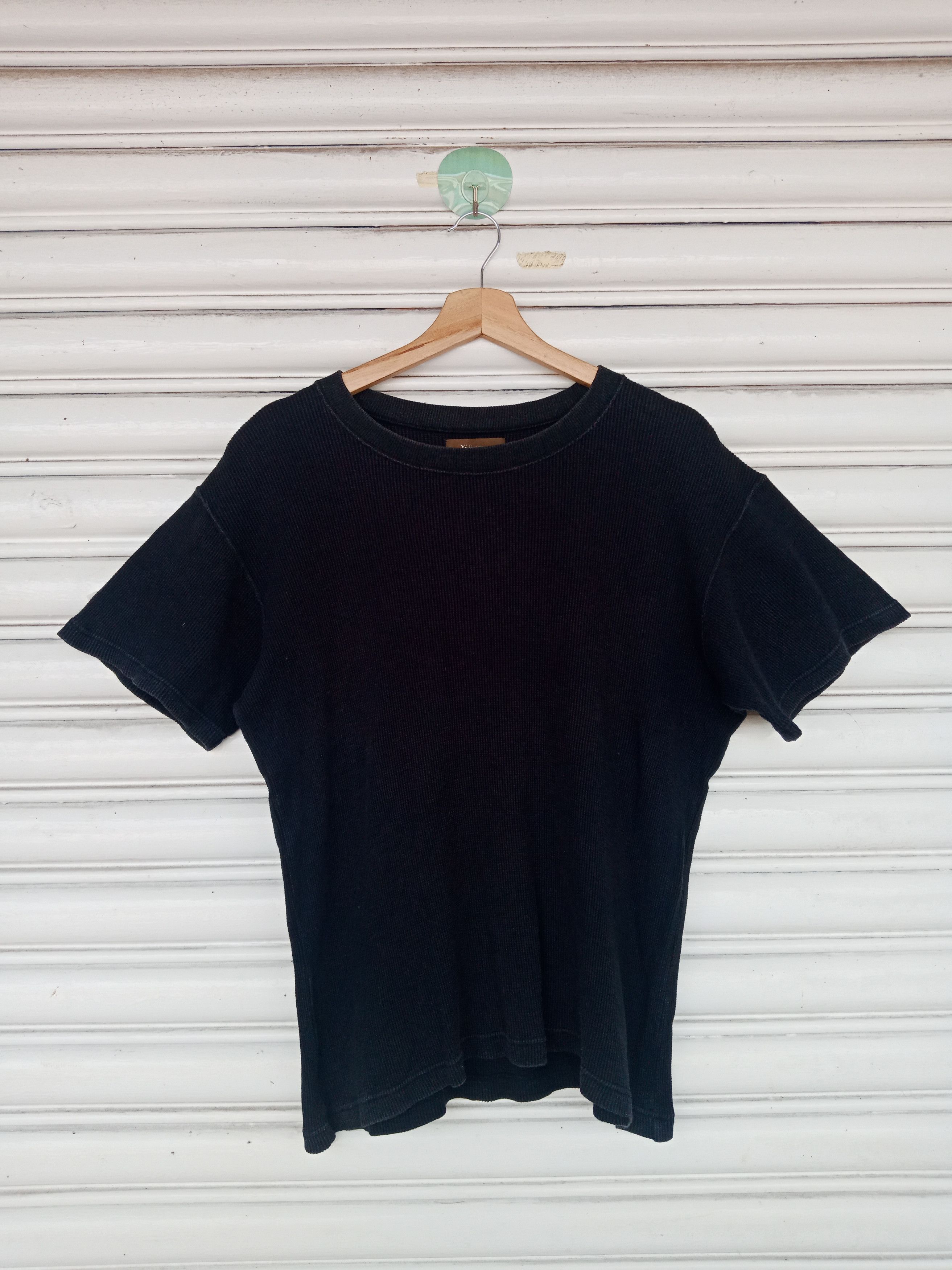 image of Archival Clothing x Yohji Yamamoto Y's For Men Black Waffle (Size Large)