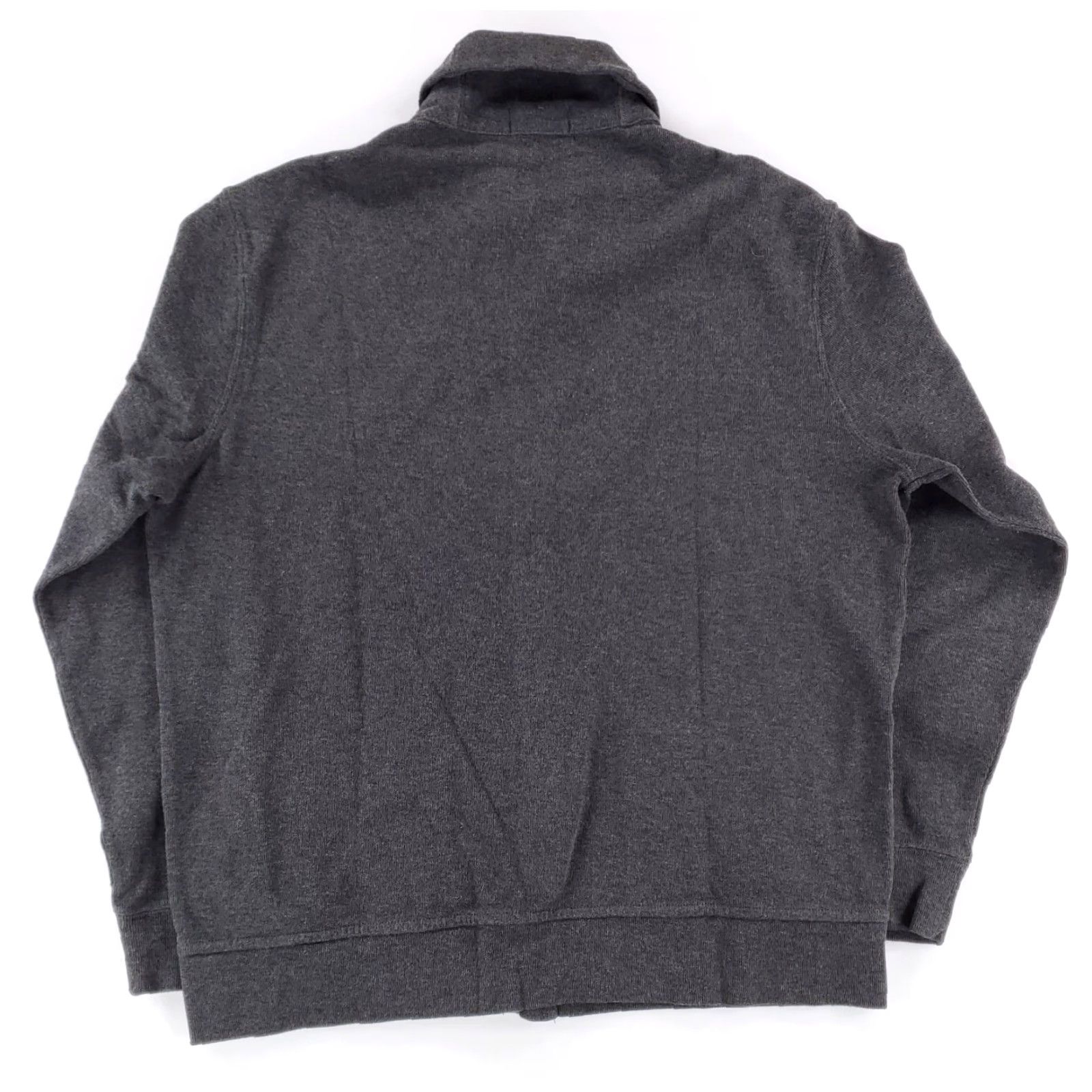 Polo Ralph Lauren Polo Ralph Lauren Cardigan Estate Rib Cotton Shawl Collar Gray Mens L Size US L / EU 52-54 / 3 - 4 Thumbnail