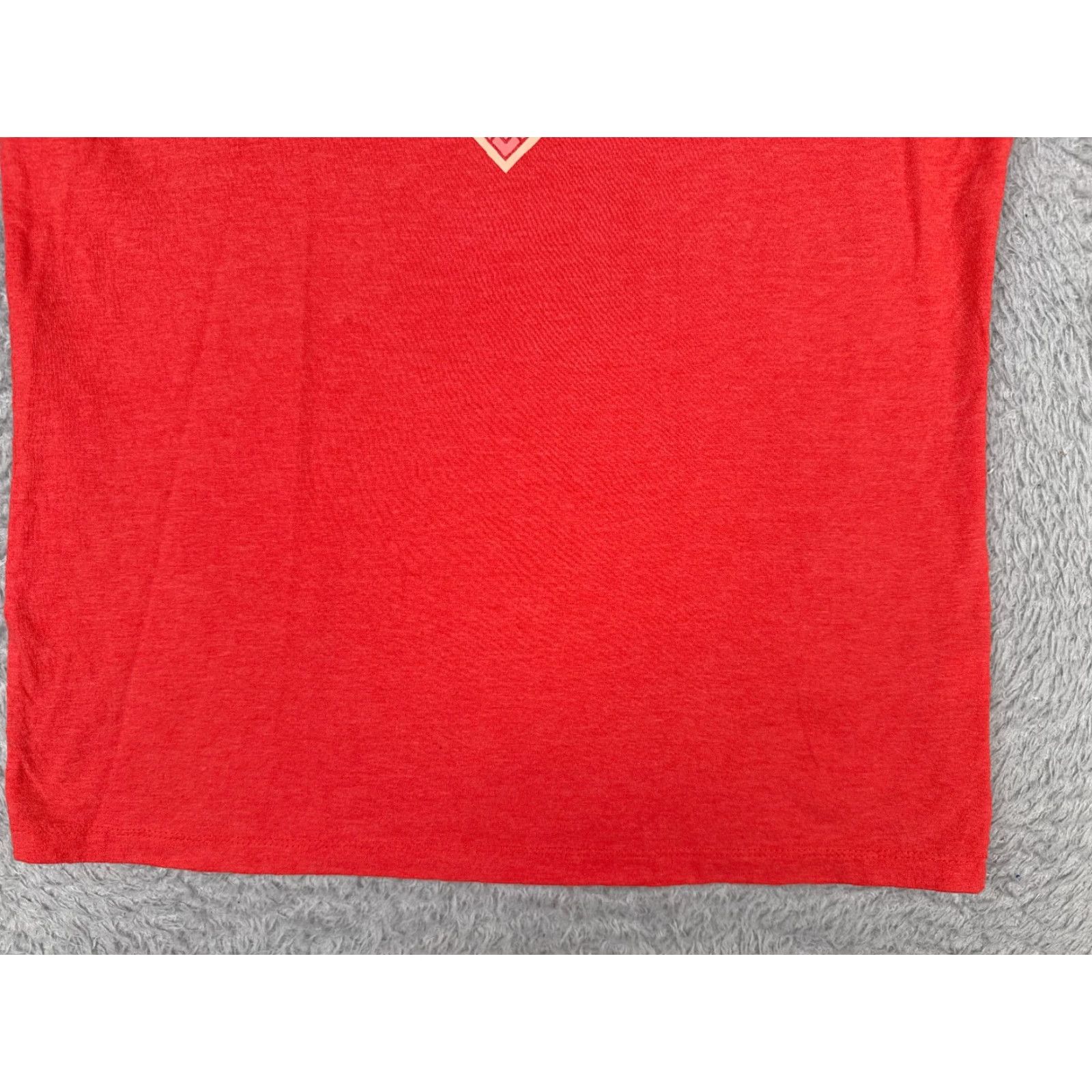The North Face The North Face Shirt Women M Red Raglan 3/4 Sleeve Cotton Blend Jersey Crew Neck Pullover Basic Outdoor All Seasons Casual Travel Womens Size M / US 6-8 / IT 42-44 - 5 Thumbnail