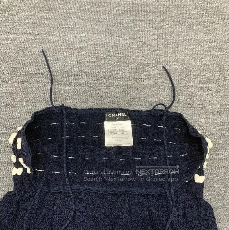 Chanel Chanel Deep Blue Cotton Women's T-Shirt . Size S / US 4 / IT 40 - 5 Thumbnail