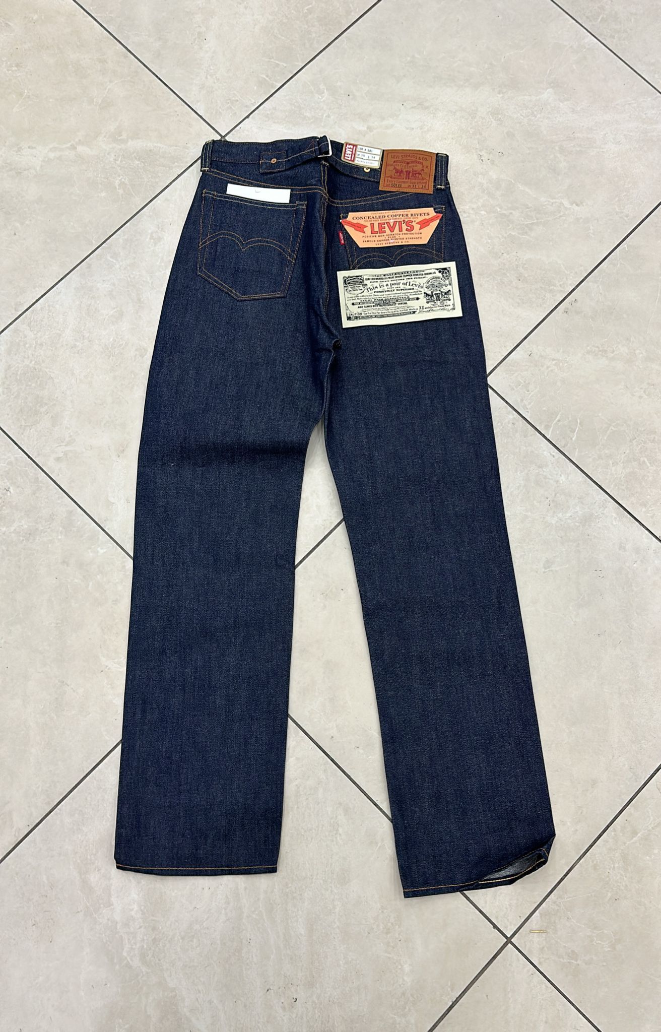 Levi's Vintage Clothing LVC Levi's Vintage Clothing 1937 501XX BigE Selvedge Jeans Size US 31 - 2 Thumbnail
