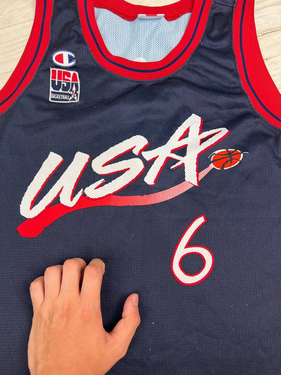 Champion Vintage Champion United State Hardway #6 NBA Jersey 90s Size US L / EU 52-54 / 3 - 5 Thumbnail