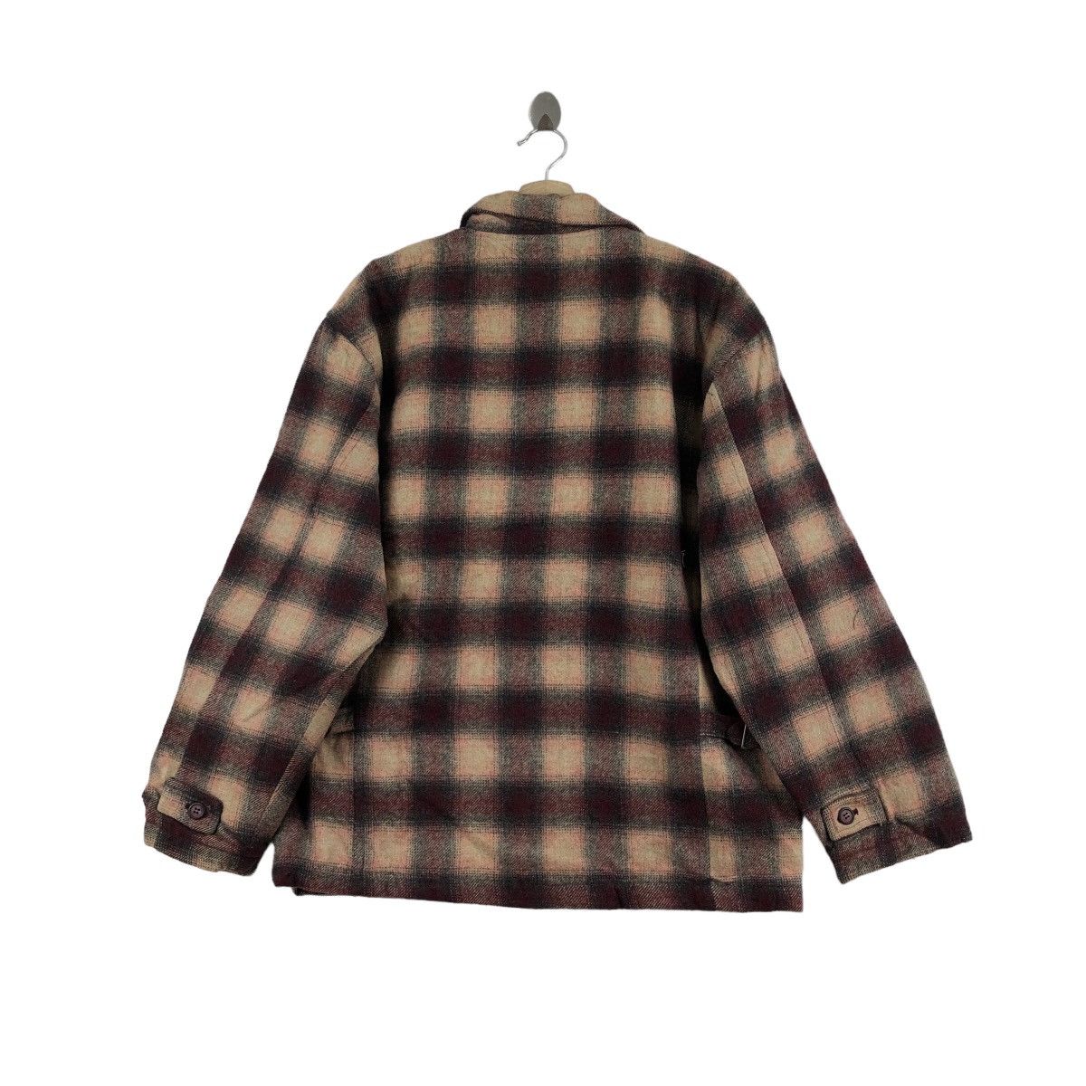 Indigo Vintage 80s NEO BLOOD Tokyo Jacket Shadow Plain Flannel Wool Size US M / EU 48-50 / 2 - 4 Thumbnail