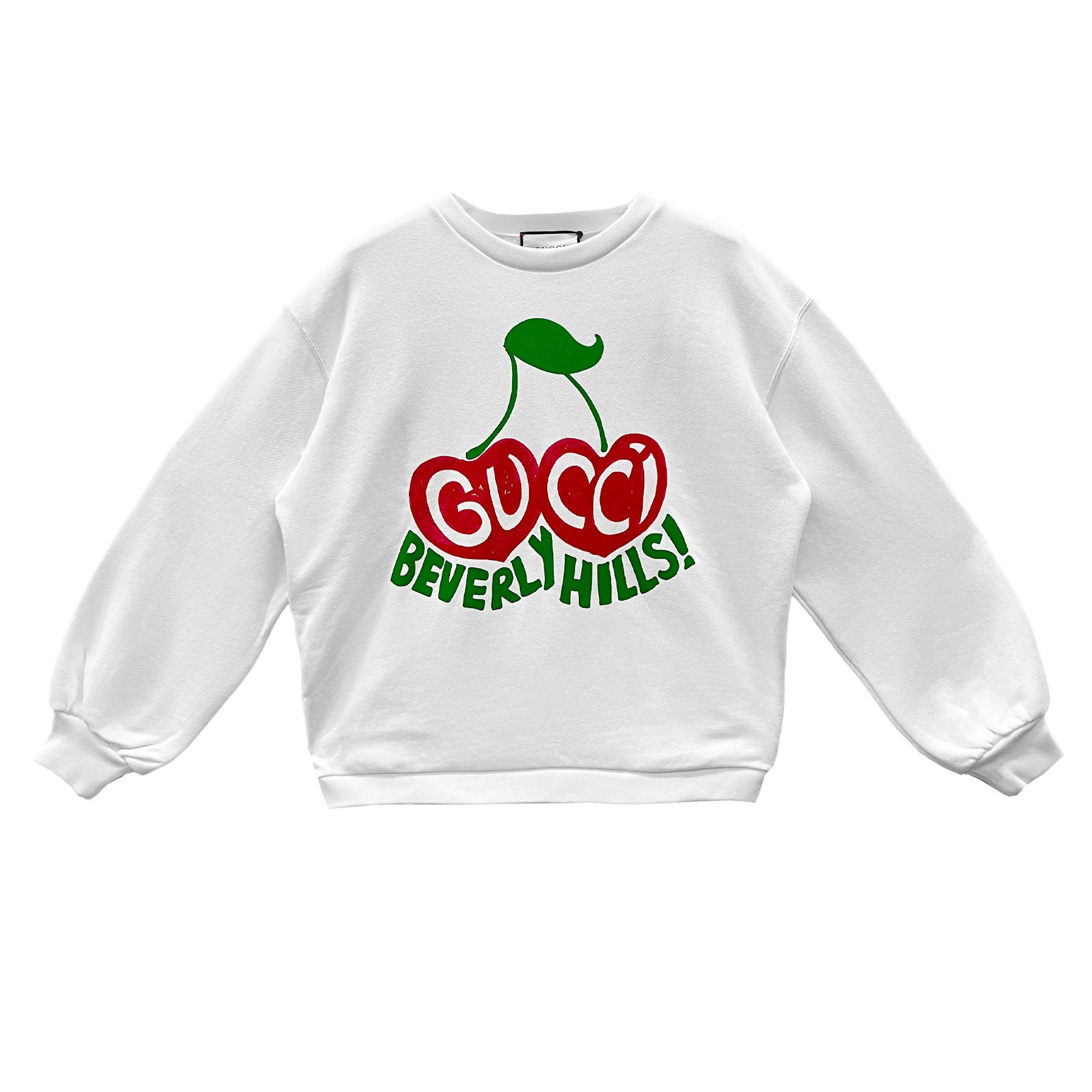 Gucci Gucci Beverly Hills Cherry Printed Loose Sweatshirt Size S / US 4 / IT 40 - 1 Thumbnail
