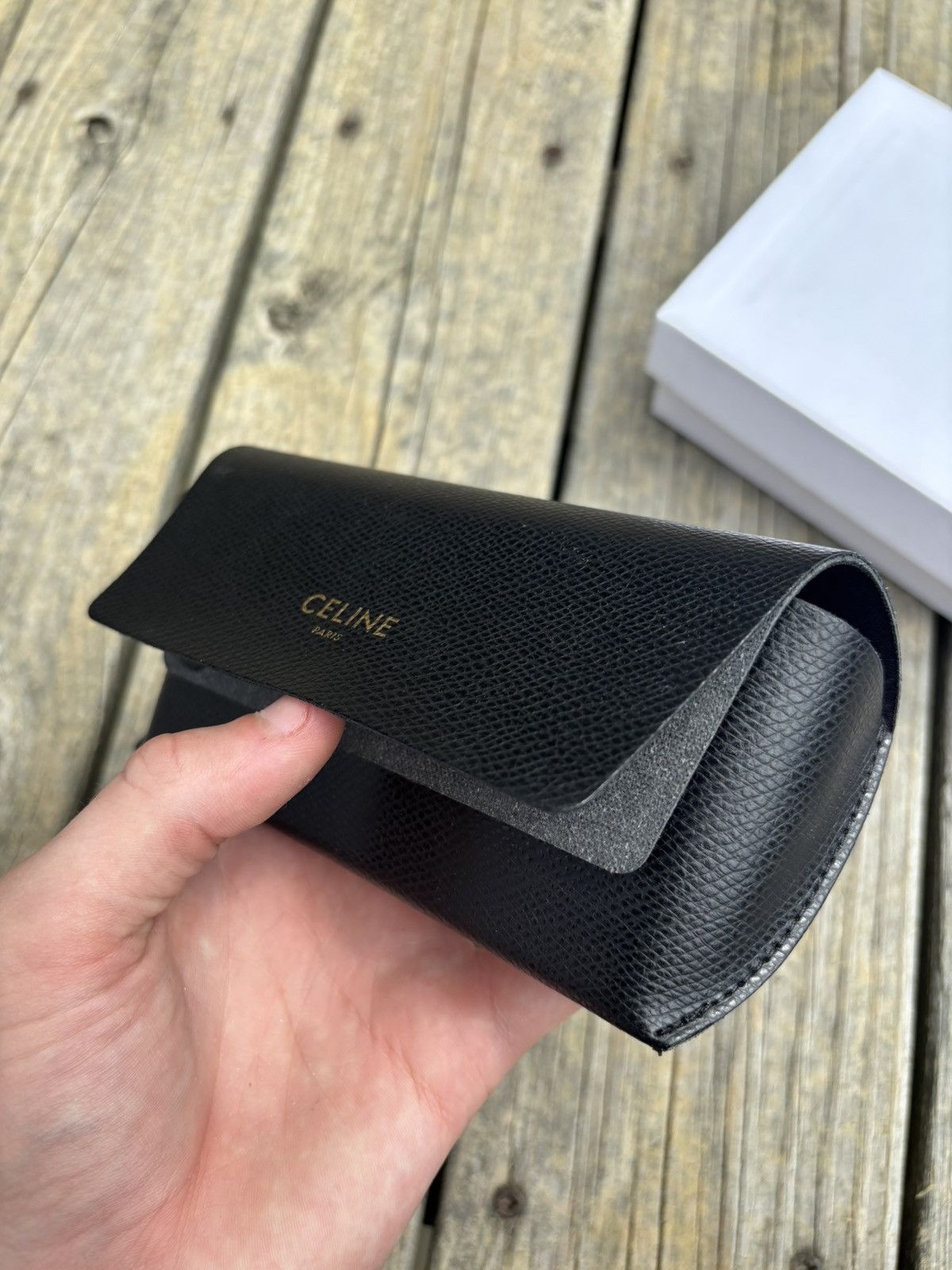 Celine Celine Oversized Cream Sunglasses Size ONE SIZE - 10 Thumbnail