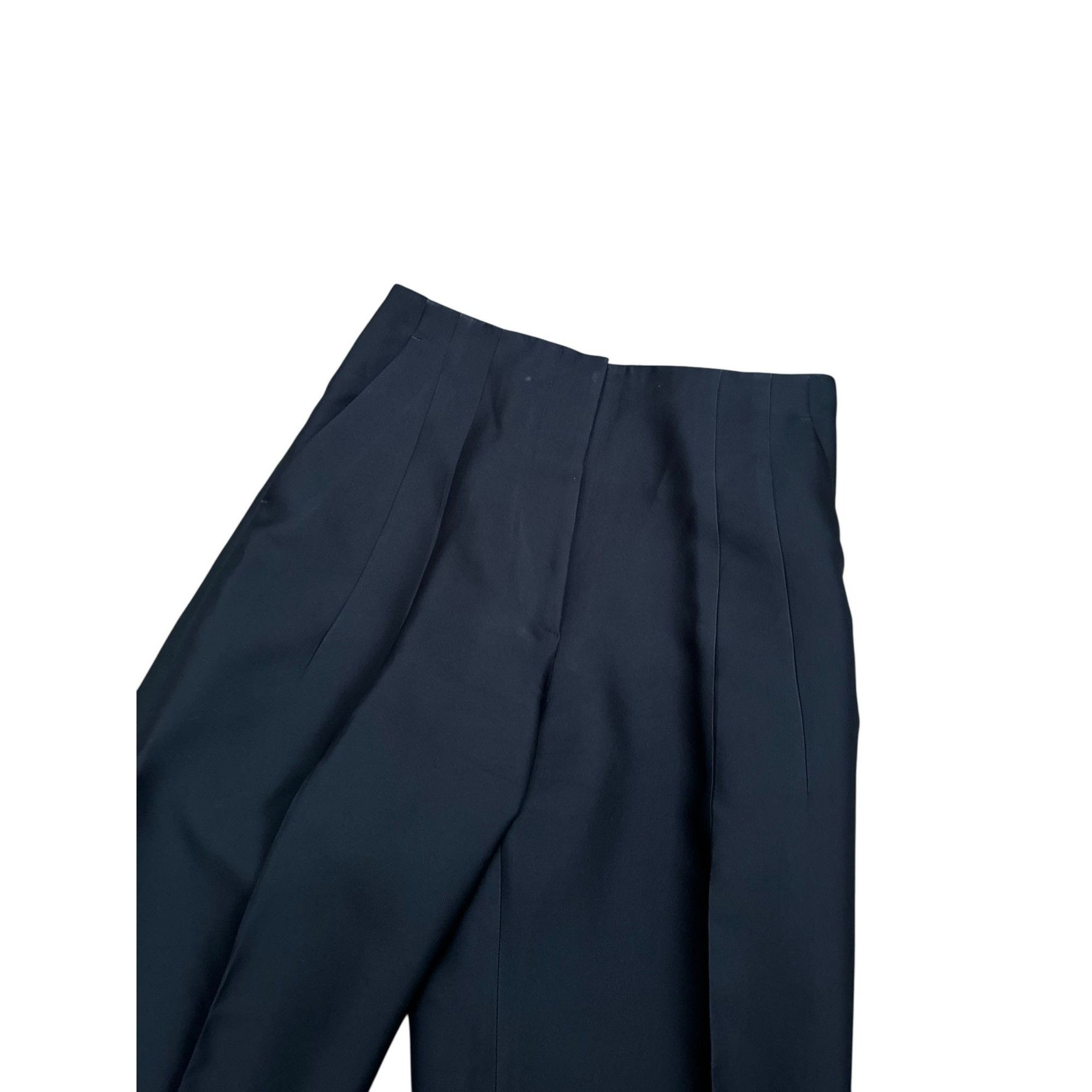 Celine Phoebe Philo Black High Waist pants Size 26" / US 2 / IT 38 - 2 Thumbnail