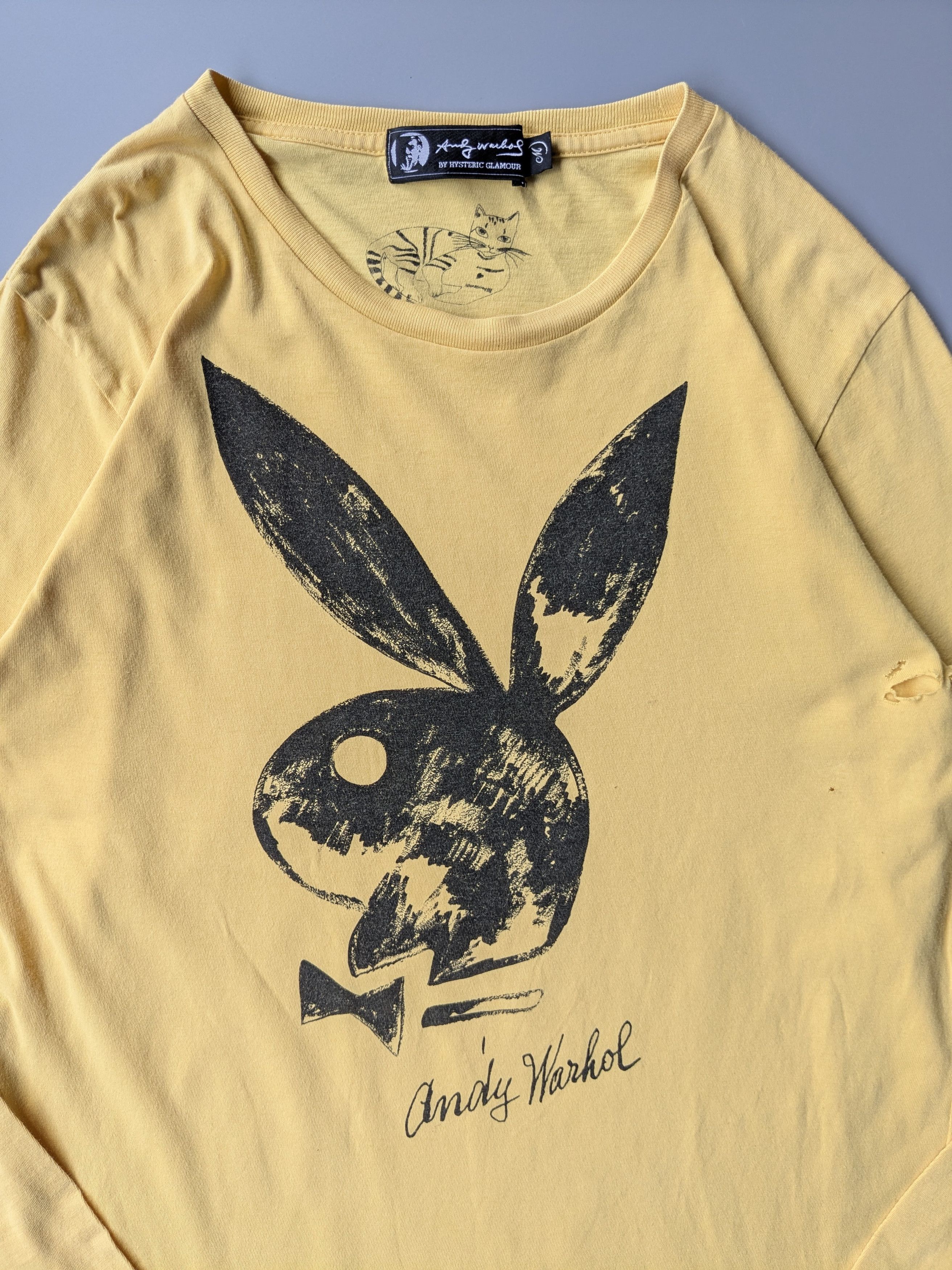 Hysteric Glamour × Playboy Hysteric Glamour X Andy Warhol X Playboy distressed tee Size US M / EU 48-50 / 2 - 2 Thumbnail