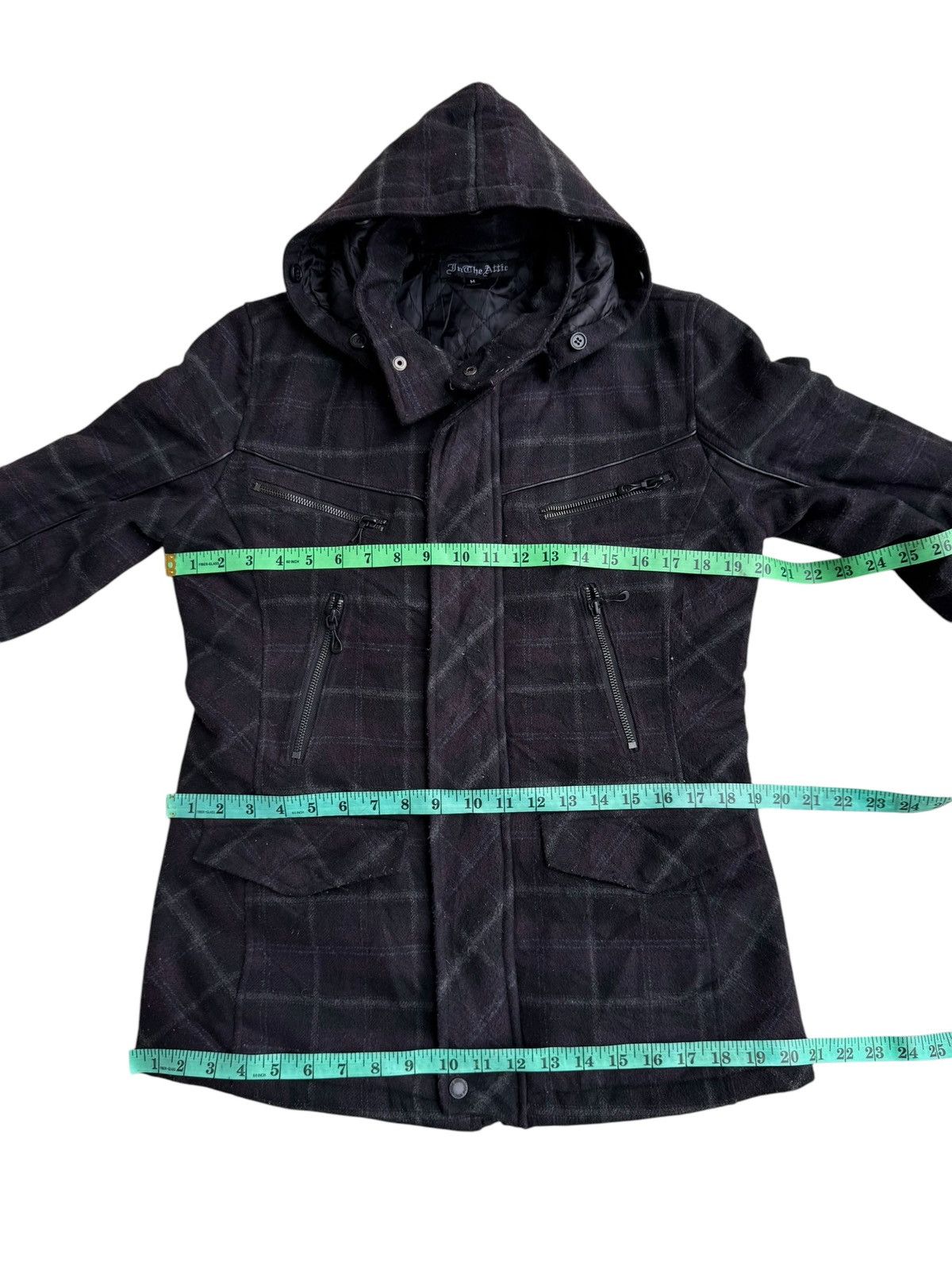 In The Attic 🔥 Japanese Brand In The Attic Black Plaid Jacket Size US S / EU 44-46 / 1 - 17 Thumbnail