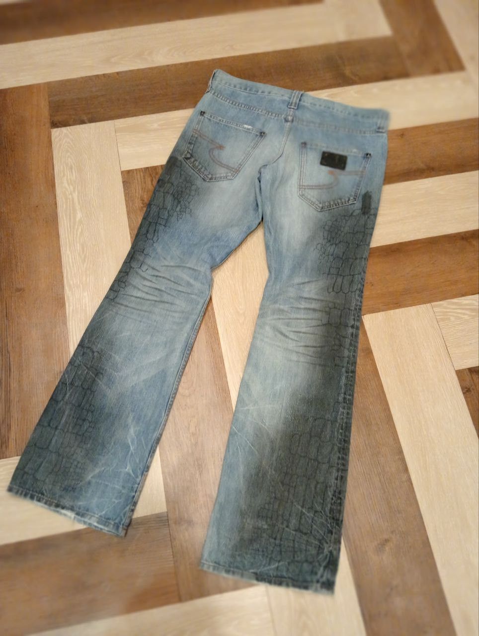 semanticdesign VINTAGE SEMANTIC DESIGN FLARE JEANS Size US 36 / EU 52 - 9 Thumbnail