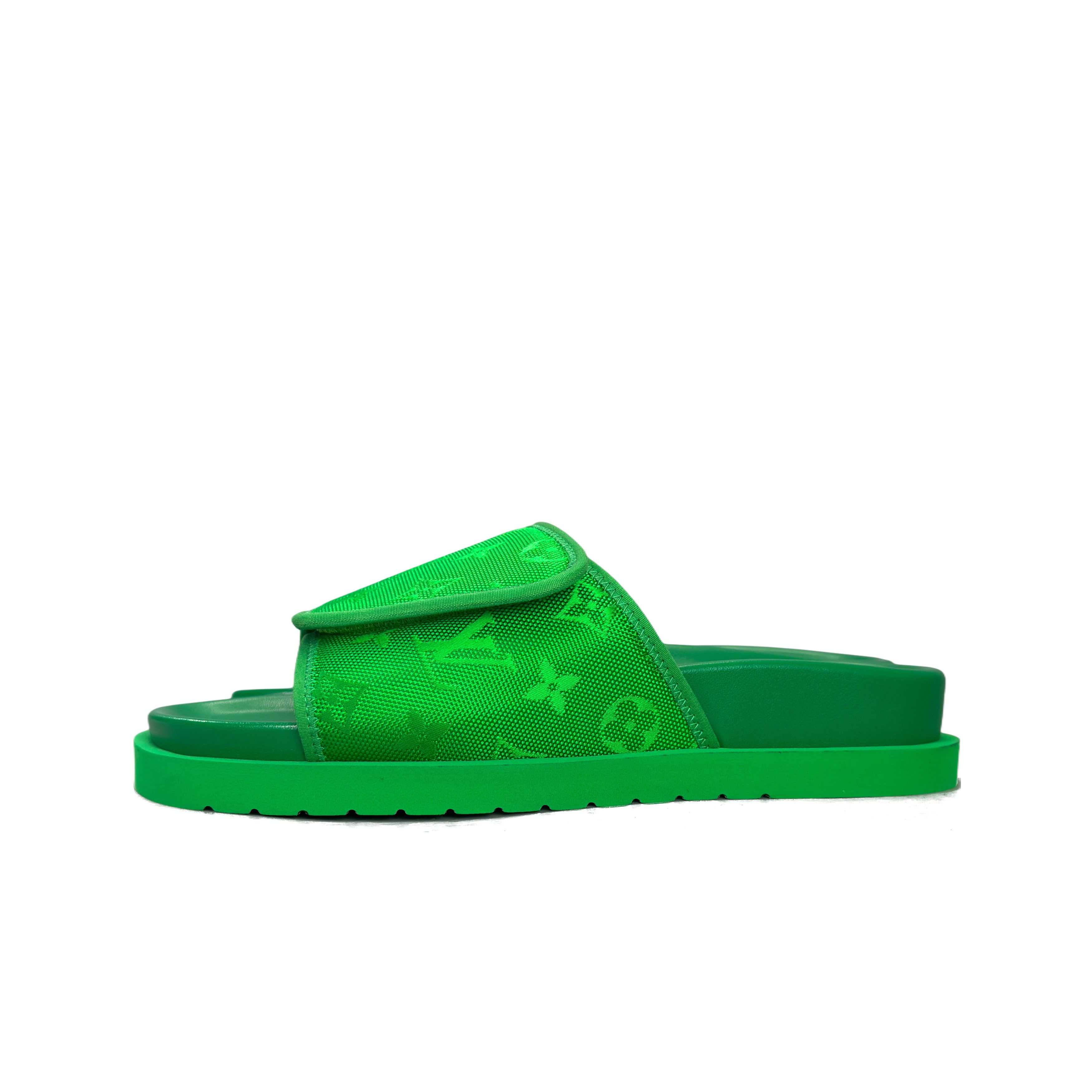 Louis Vuitton Louis Vuitton Monogram Mule Slides Green Size US 8 Size US 8 / EU 41 - 1 Thumbnail