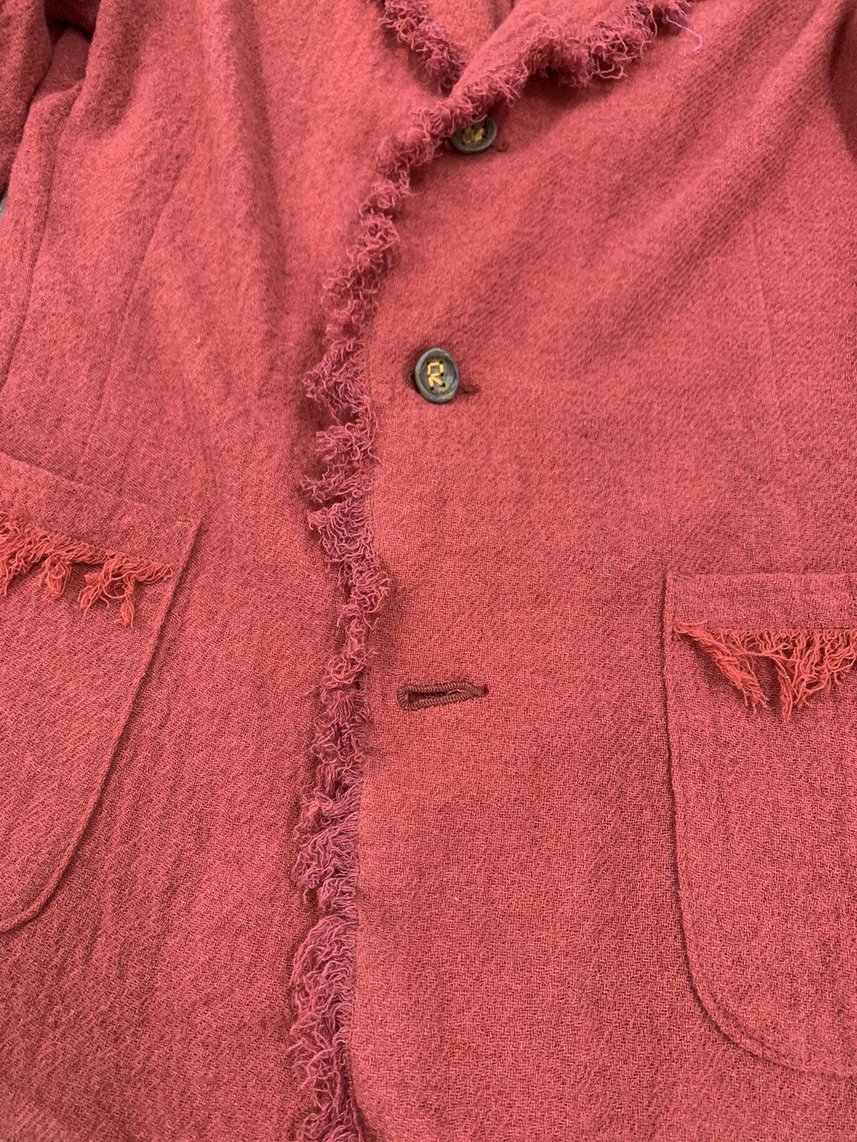 45rpm R by 45Rpm Rare Hairy Style Wool Jacket Made in Japan Size US S / EU 44-46 / 1 - 9 Thumbnail
