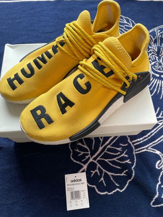 adidas nmd yellow human race usa