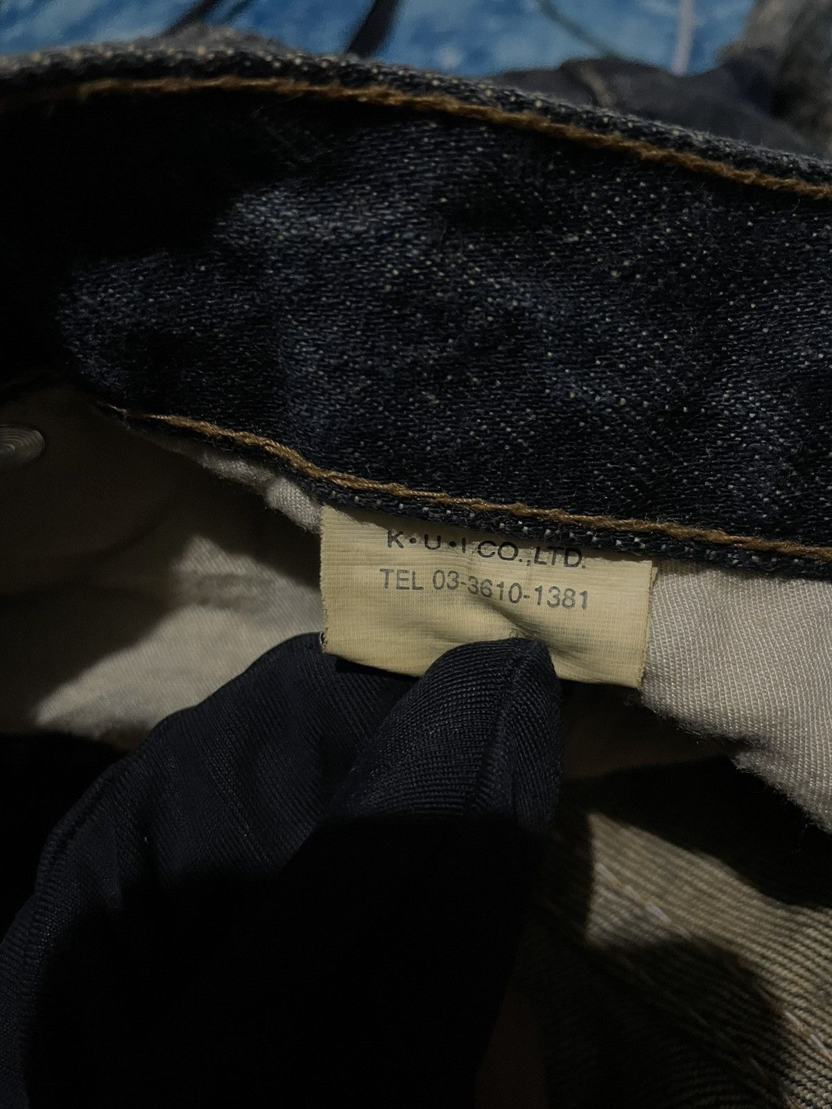 20471120 Distressed Denim kui Painter Ifsixwasnine Style Jeans Size US 33 - 10 Thumbnail
