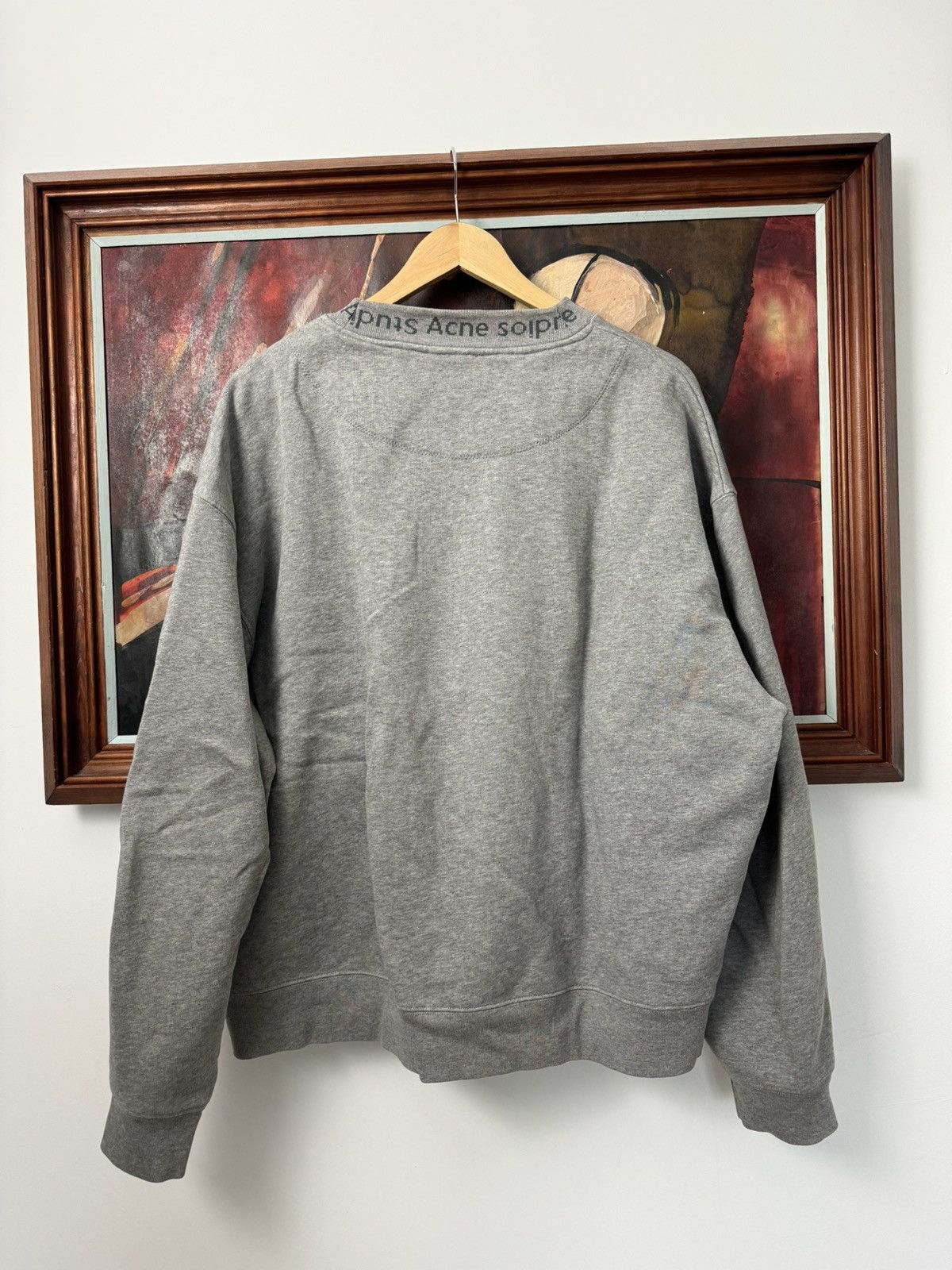 Acne Studios Acne Studios Flogho Crewneck Oversize Boxy Fit Designer Size US M / EU 48-50 / 2 - 2 Thumbnail