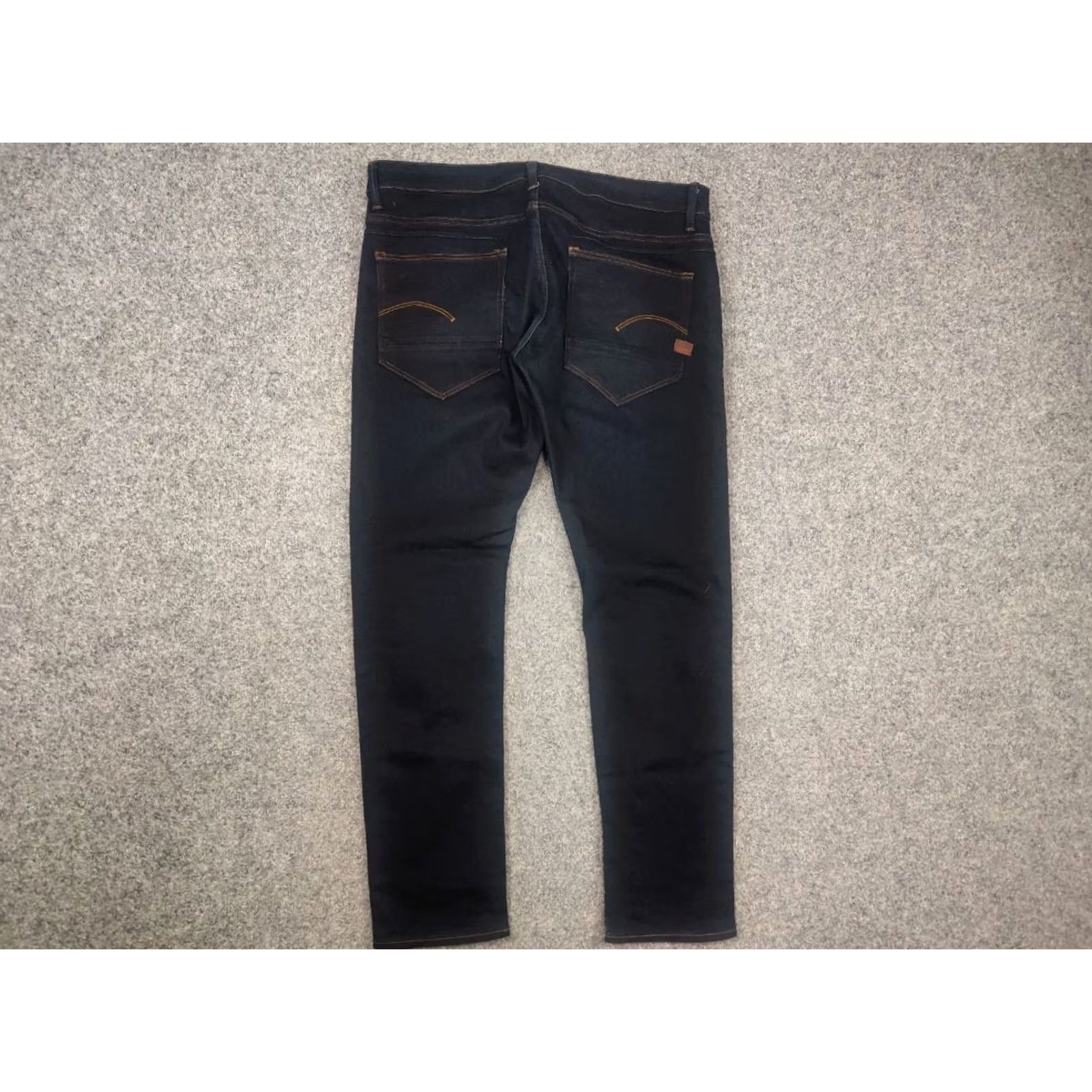 G-Star G-Star d-staq 5 pocket slim Fit Dark Blue Denim Jeans - 38 Regular Blue 90s Stars Style Mens Jeans Size US 38 / EU 54 - 7 Thumbnail