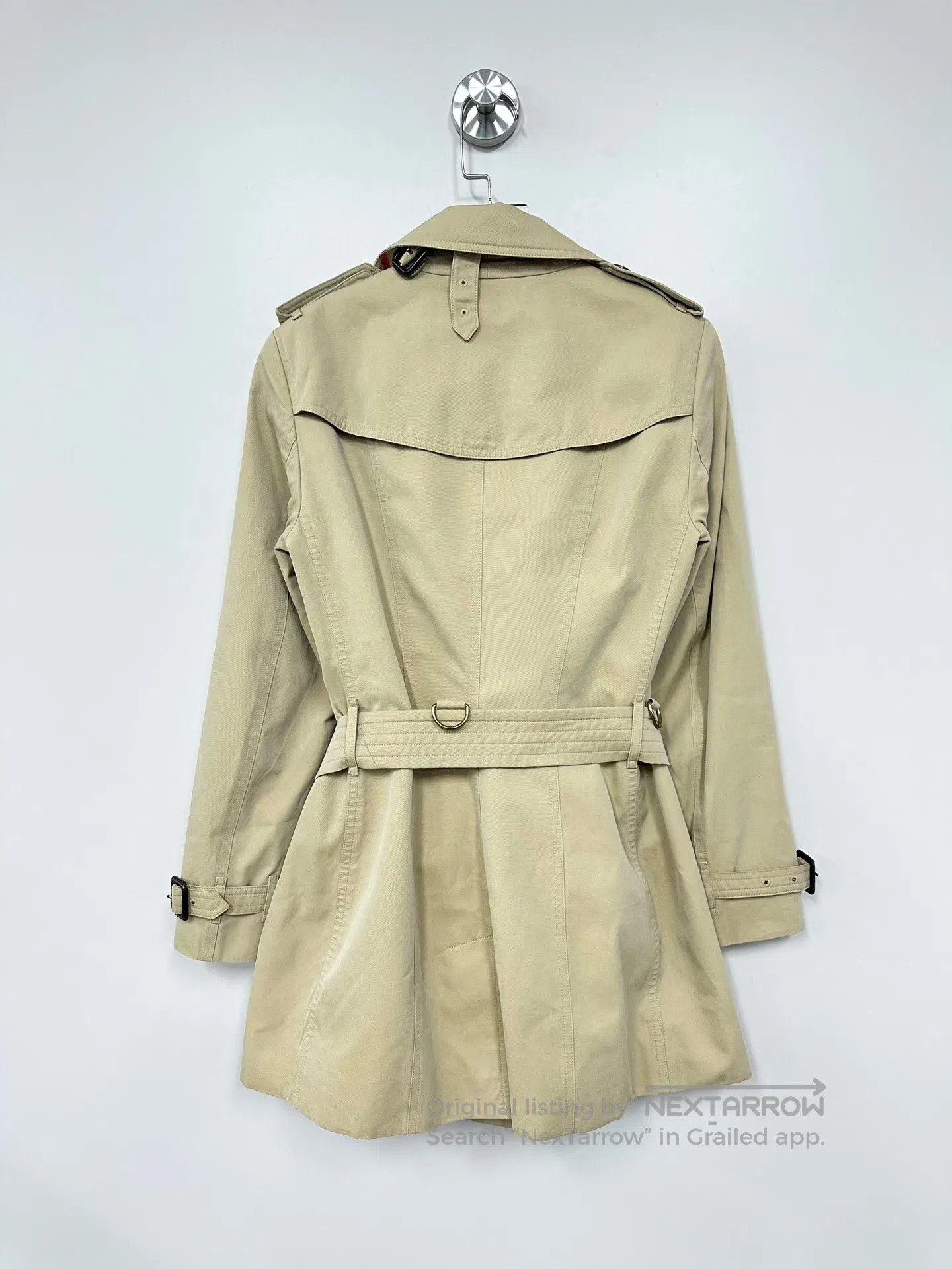 Burberry Burberry Classic Khaki Double Breasted Lined Plaid Trench Size XS / US 0-2 / IT 36-38 - 2 Thumbnail