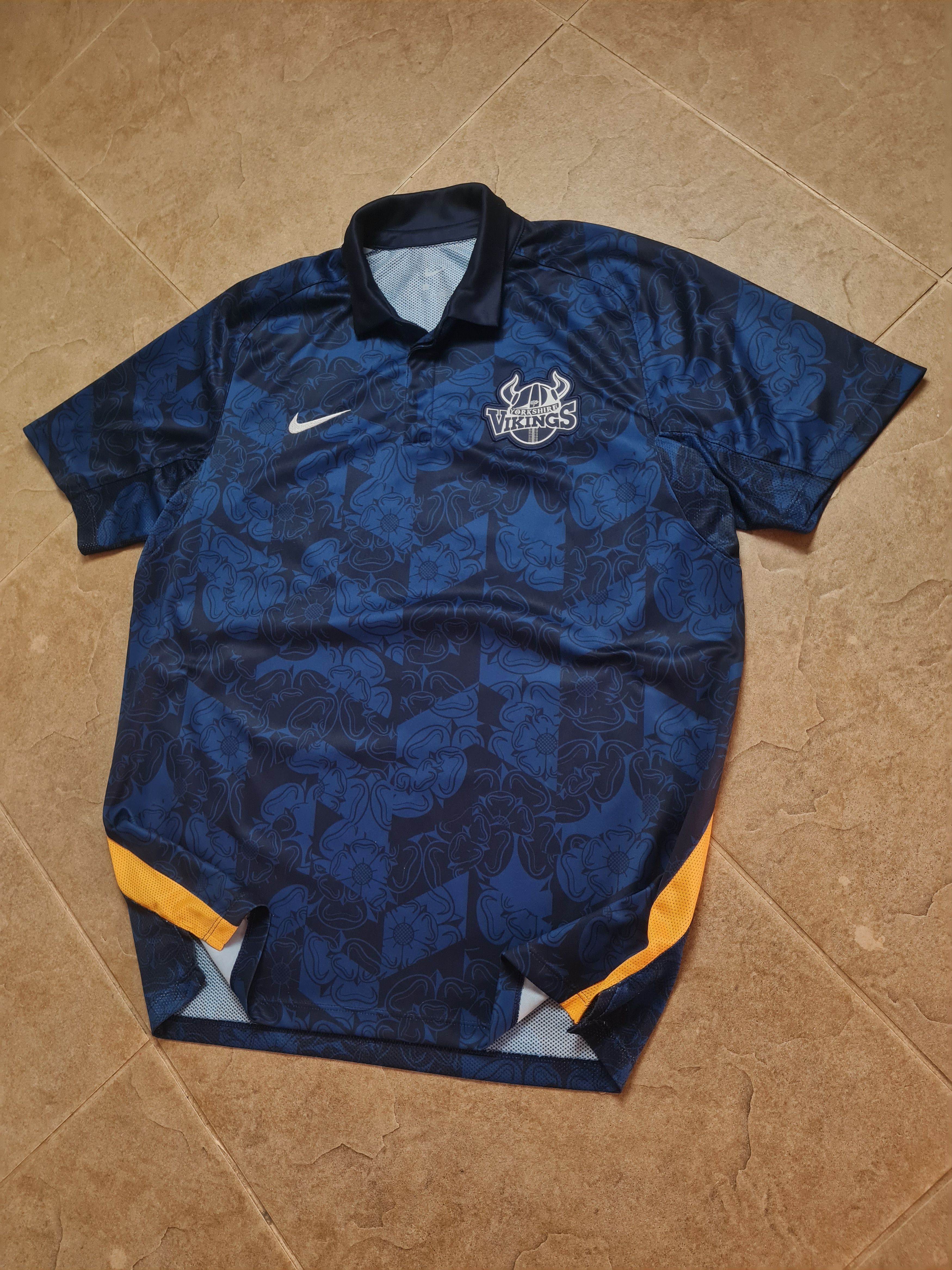 Nike Jersey Nike Cricket Dark Blue Sz L Yorkshire Vikings County Size US L / EU 52-54 / 3 - 2 Thumbnail
