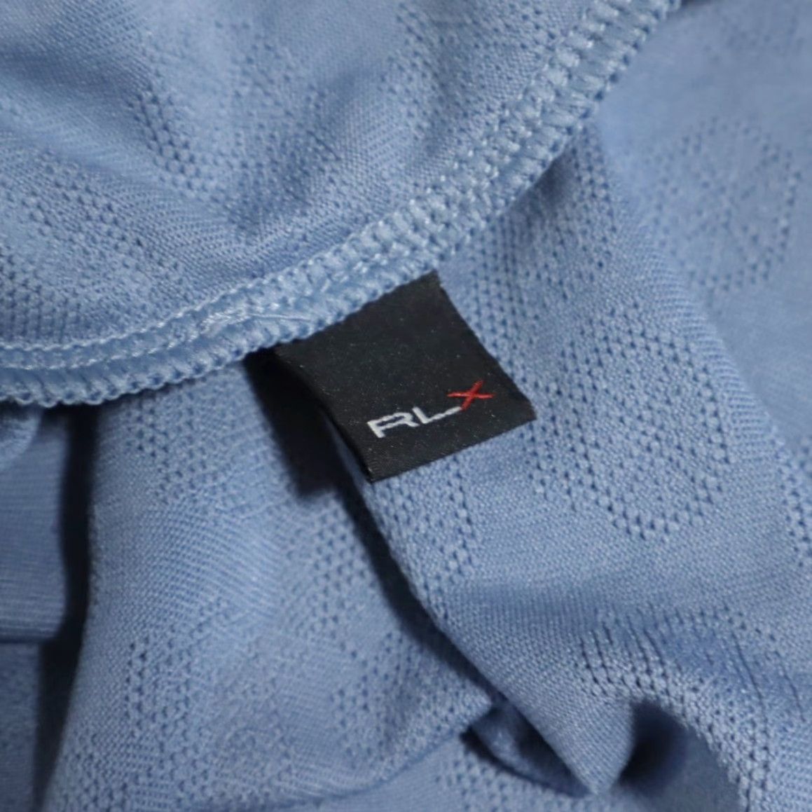 RLX Ralph Lauren RLX Ralph Lauren Motorcycle Jacquard Valhalla Polo Shirt Blue Men's M Size US M / EU 48-50 / 2 - 7 Thumbnail