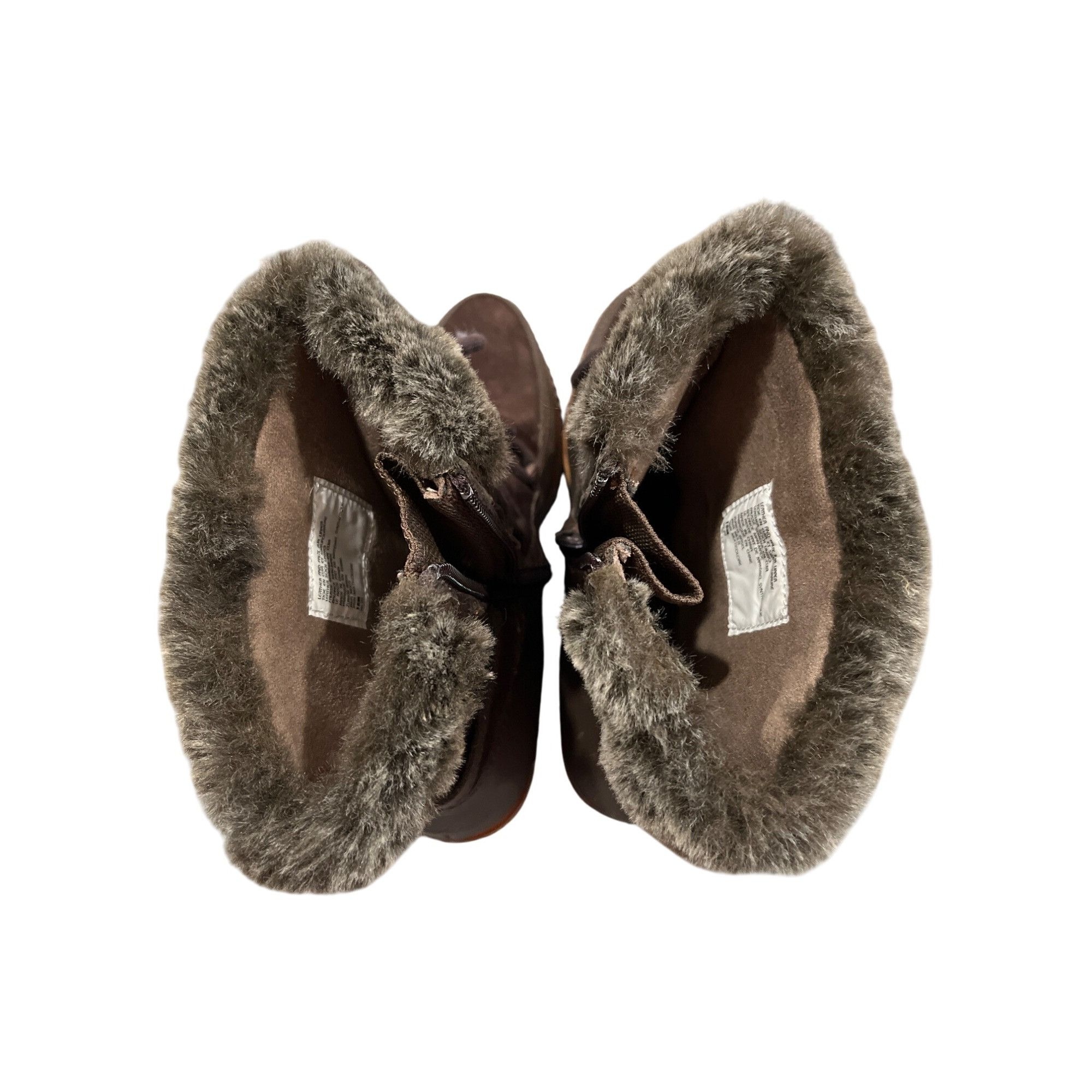 Other Earth Womens Brown Java Multi Faux Fur Trim Boots Sz 10M SKU Size US 10 / IT 40 - 11 Thumbnail