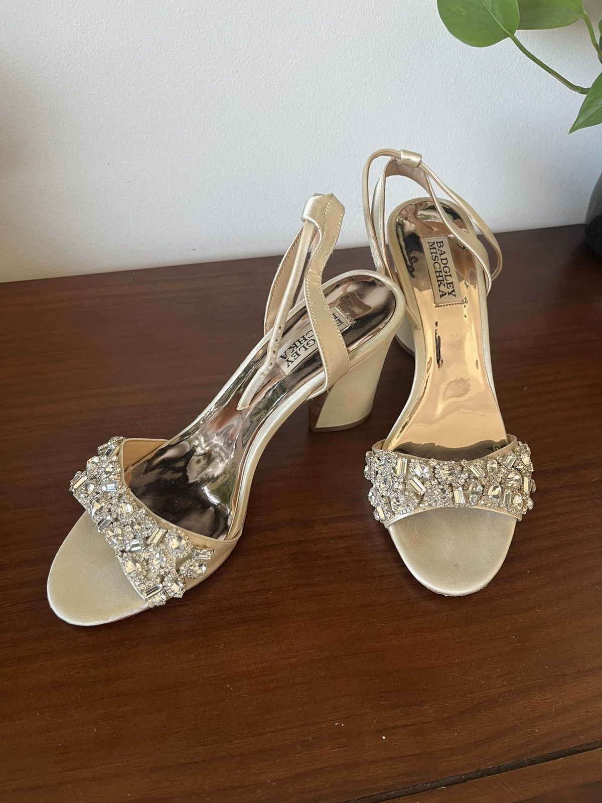 Badgley Mischka Badgley Mischka Clara Embellished Sandal Size US 8.5 / IT 38.5 - 1 Thumbnail