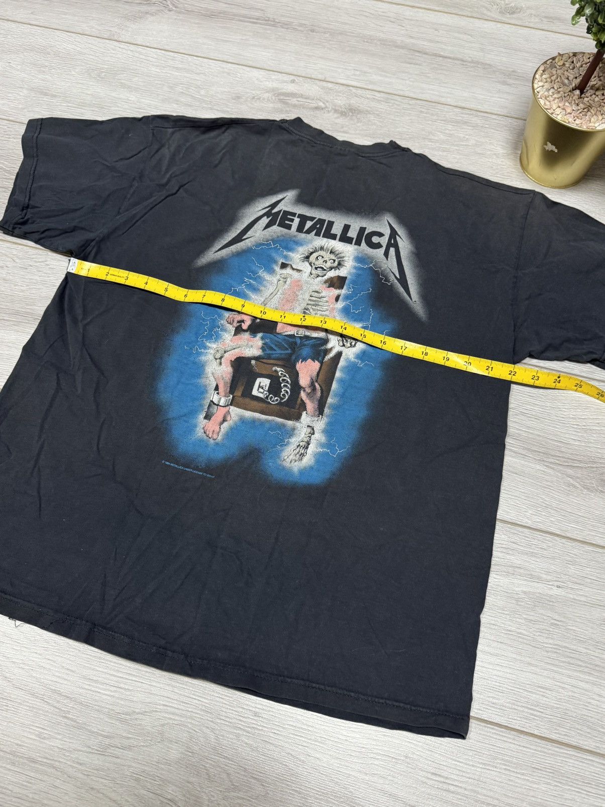 Metallica Vintage Metallica 1994 Metal Up Your Ass Tour Tee toilet Size US XL / EU 56 / 4 - 11 Thumbnail